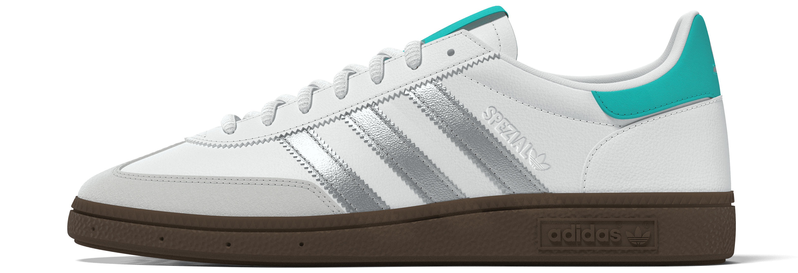 Sneakers, Handball Spezial, Mercedes-AMG F1 - weiß / silberfarben, 9, adidas