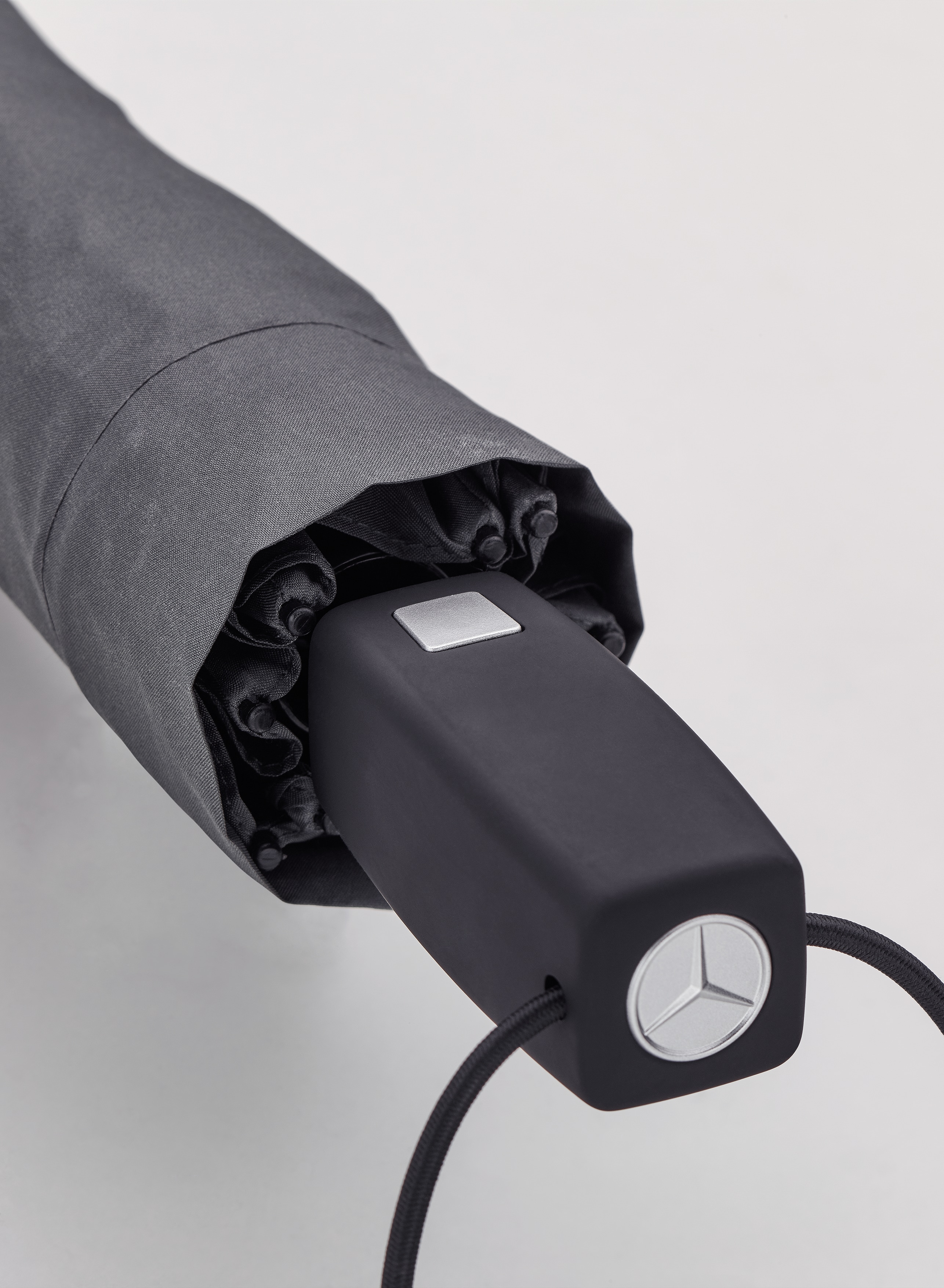 Taschenschirm, G-Klasse - titangrau, Polyester