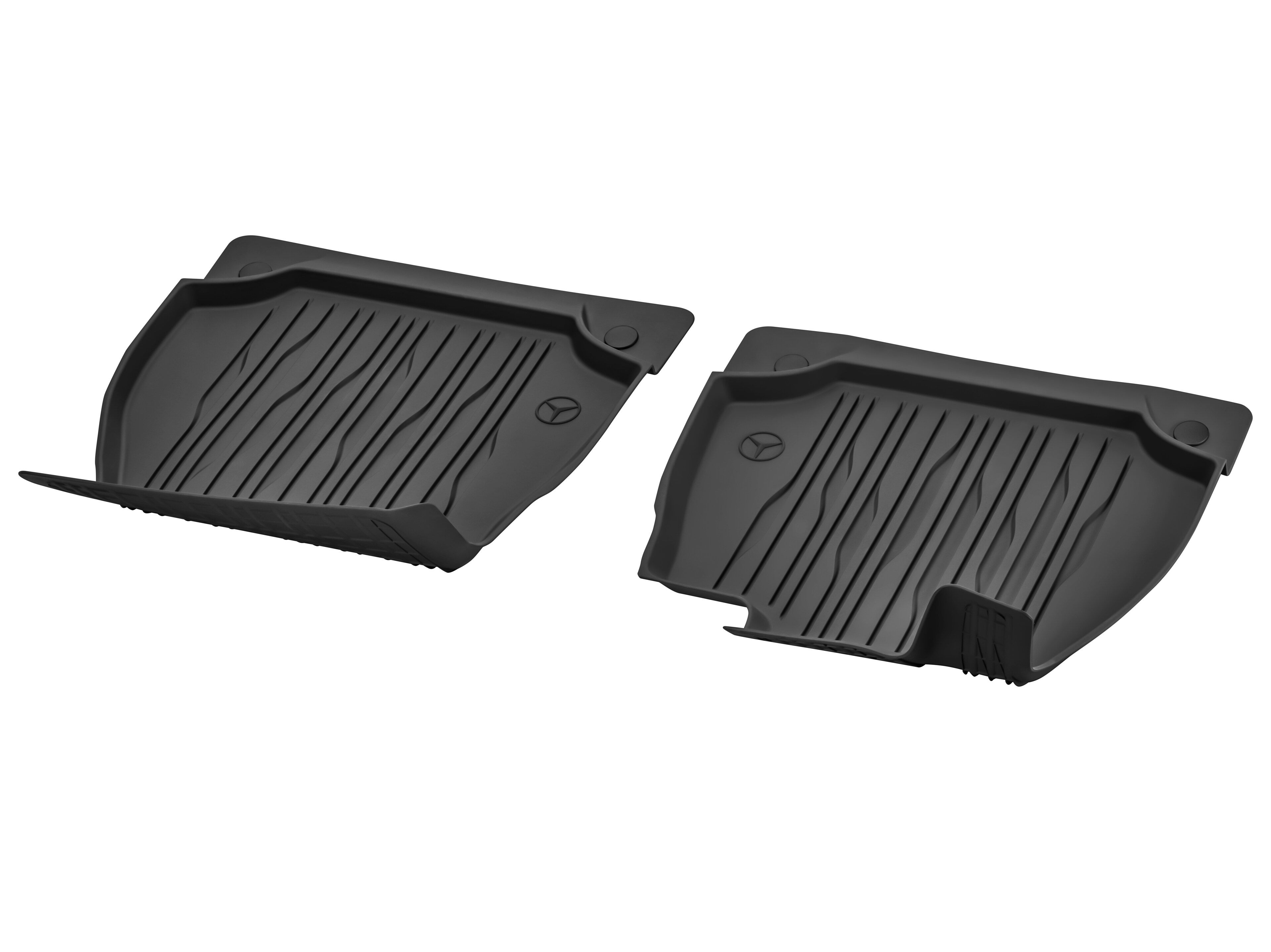 Allwettermatten, Dynamic Lines, Fahrer-/Beifahrermatte, 2-teilig - LL, schwarz