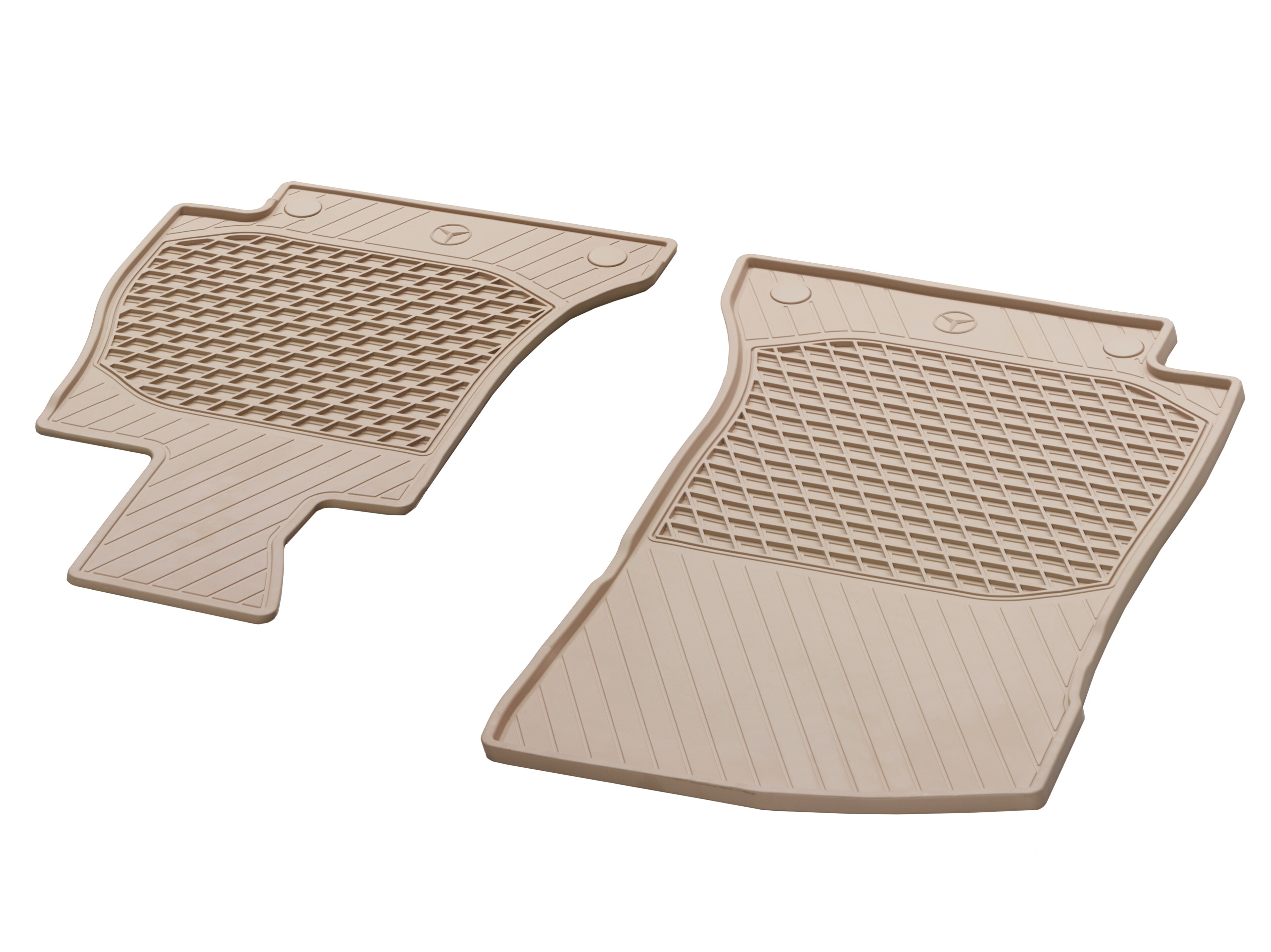 Allwettermatten, CLASSIC, Fahrer-/Beifahrermatte, 2-teilig - RL, seidenbeige