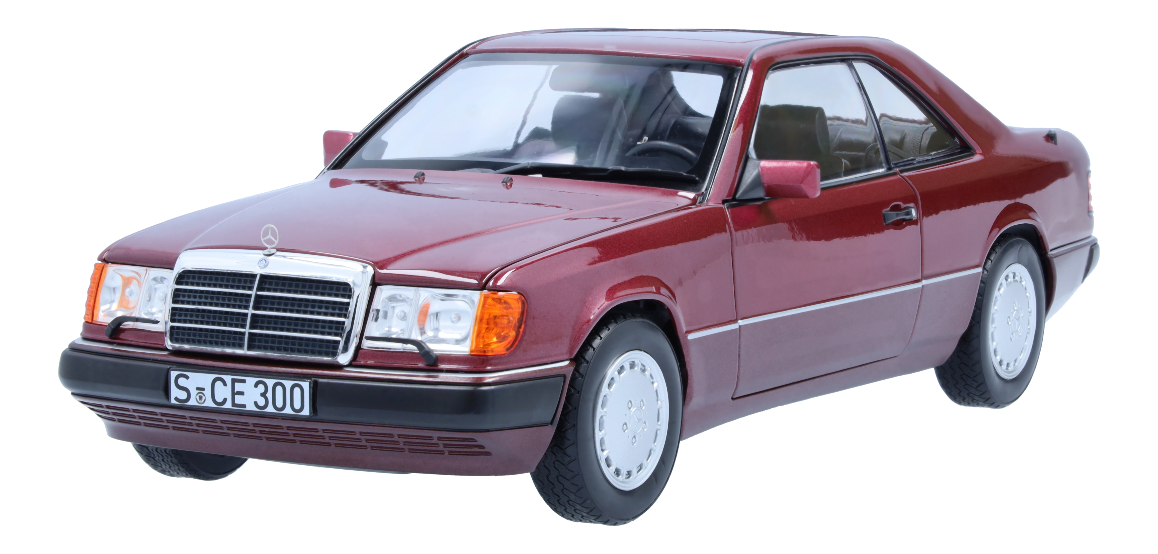 300 CE-24 Coupé C124 (1988-1992) - almandinrot, Norev, 1:18 300 CE-24 Coupé C124 (1988-1992) - almandinrot, Norev, 1:18