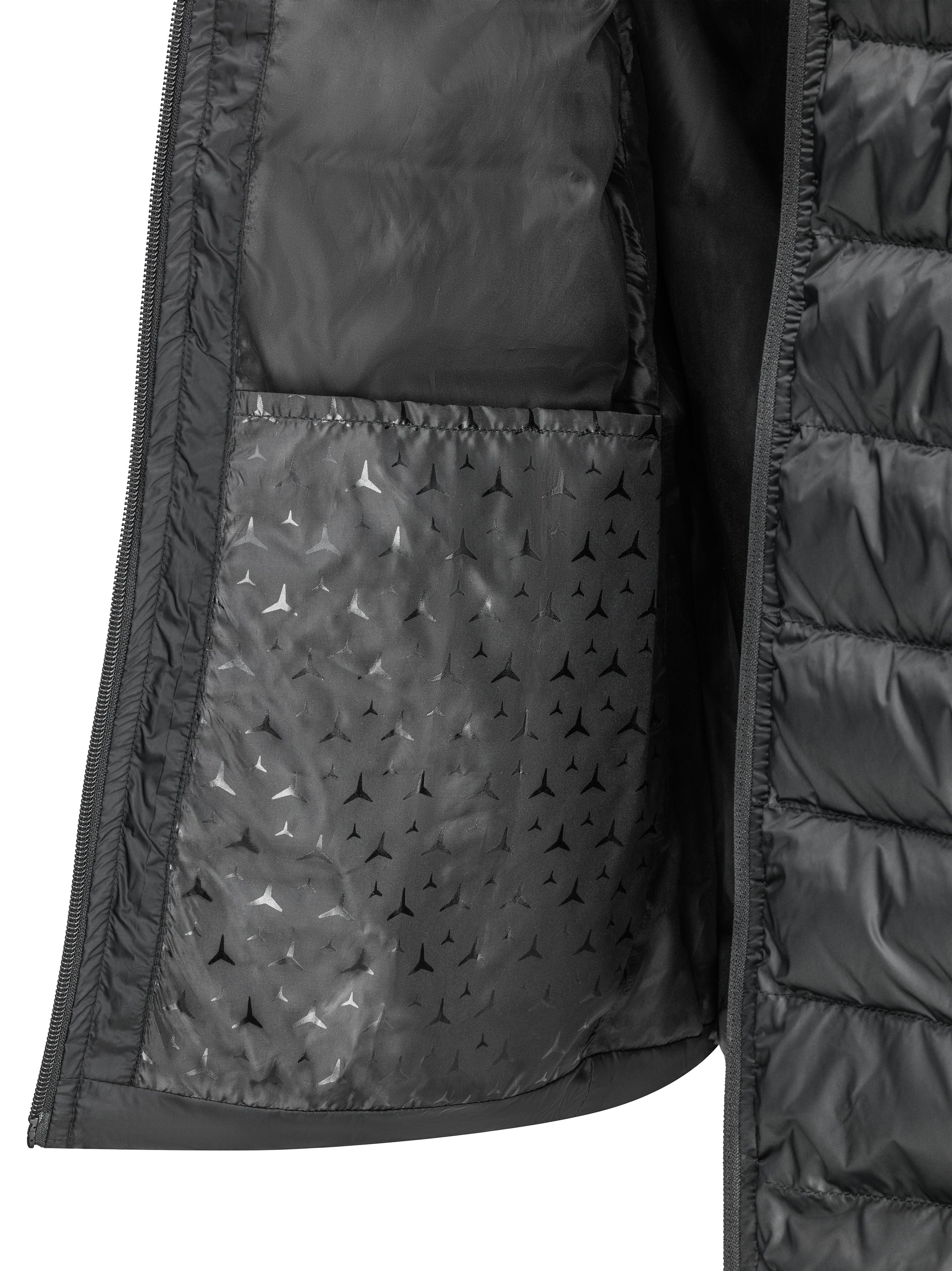 Steppweste Herren - schwarz, L