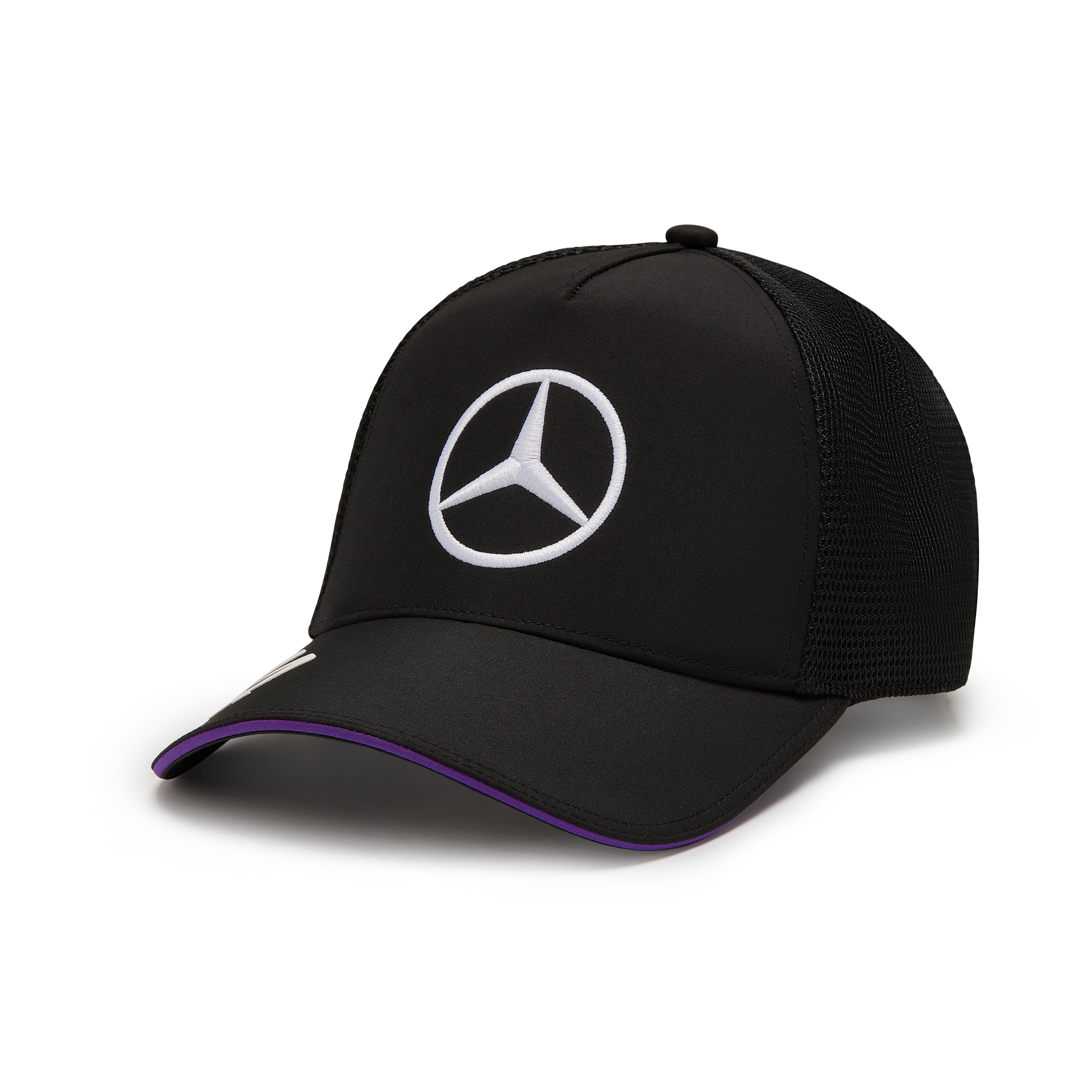 Cap, Lewis Hamilton, Mercedes-AMG F1 - schwarz, Polyester