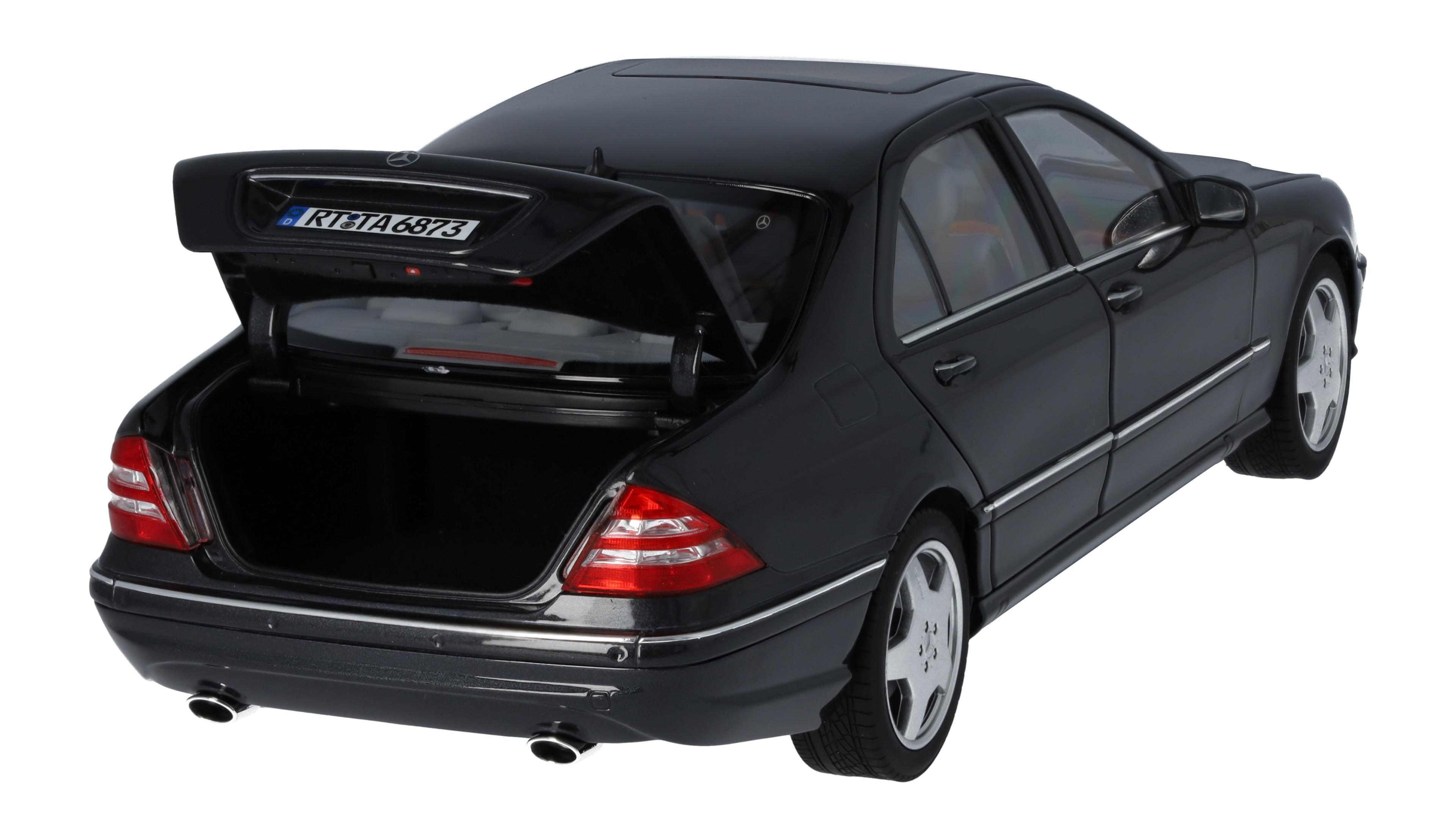 S 55 AMG V220 (1999-2002) - tektitgrau, Norev, 1:18 S 55 AMG V220 (1999-2002) - tektitgrau, Norev, 1:18