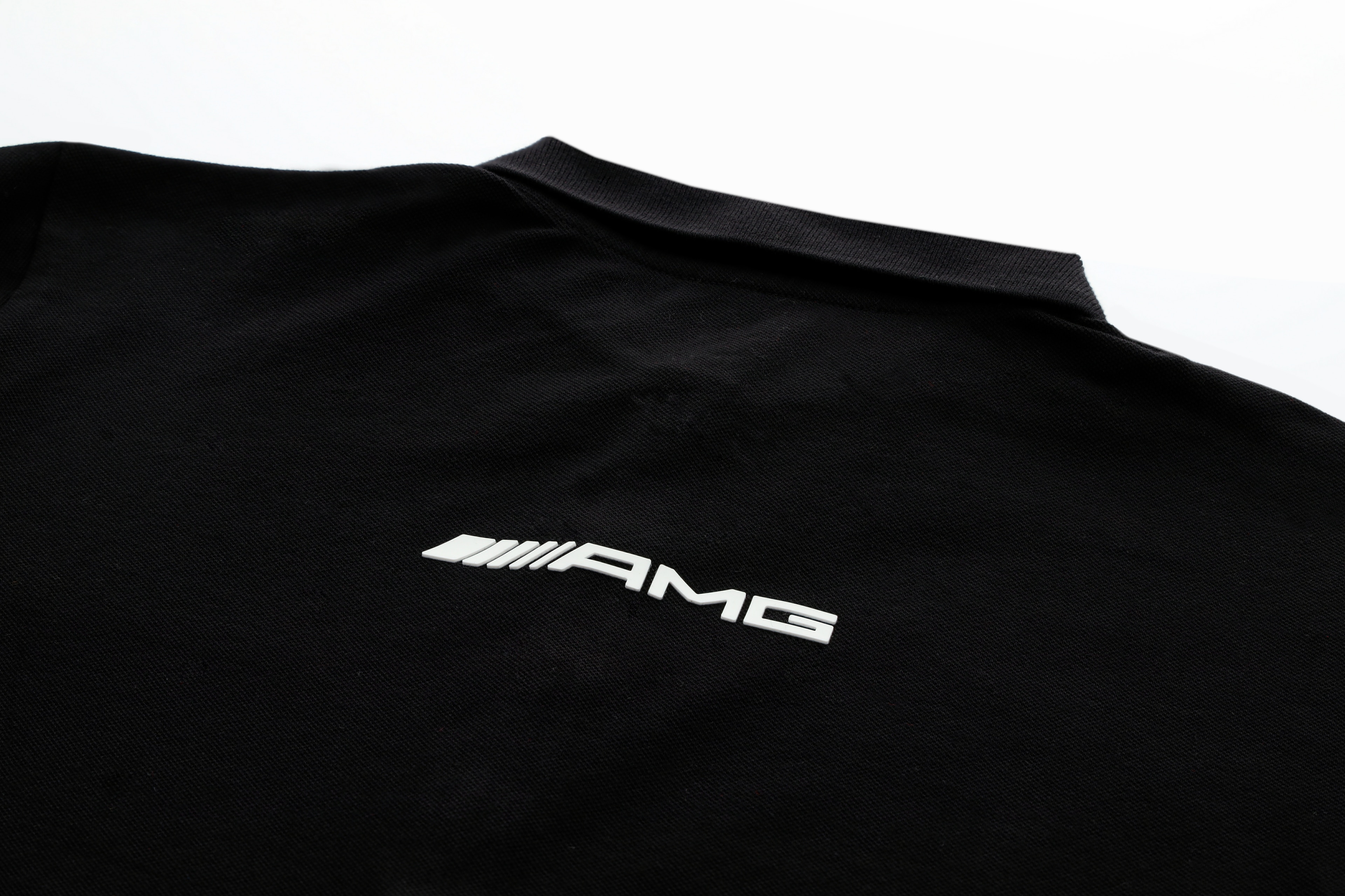 AMG Poloshirt Herren - schwarz, XS