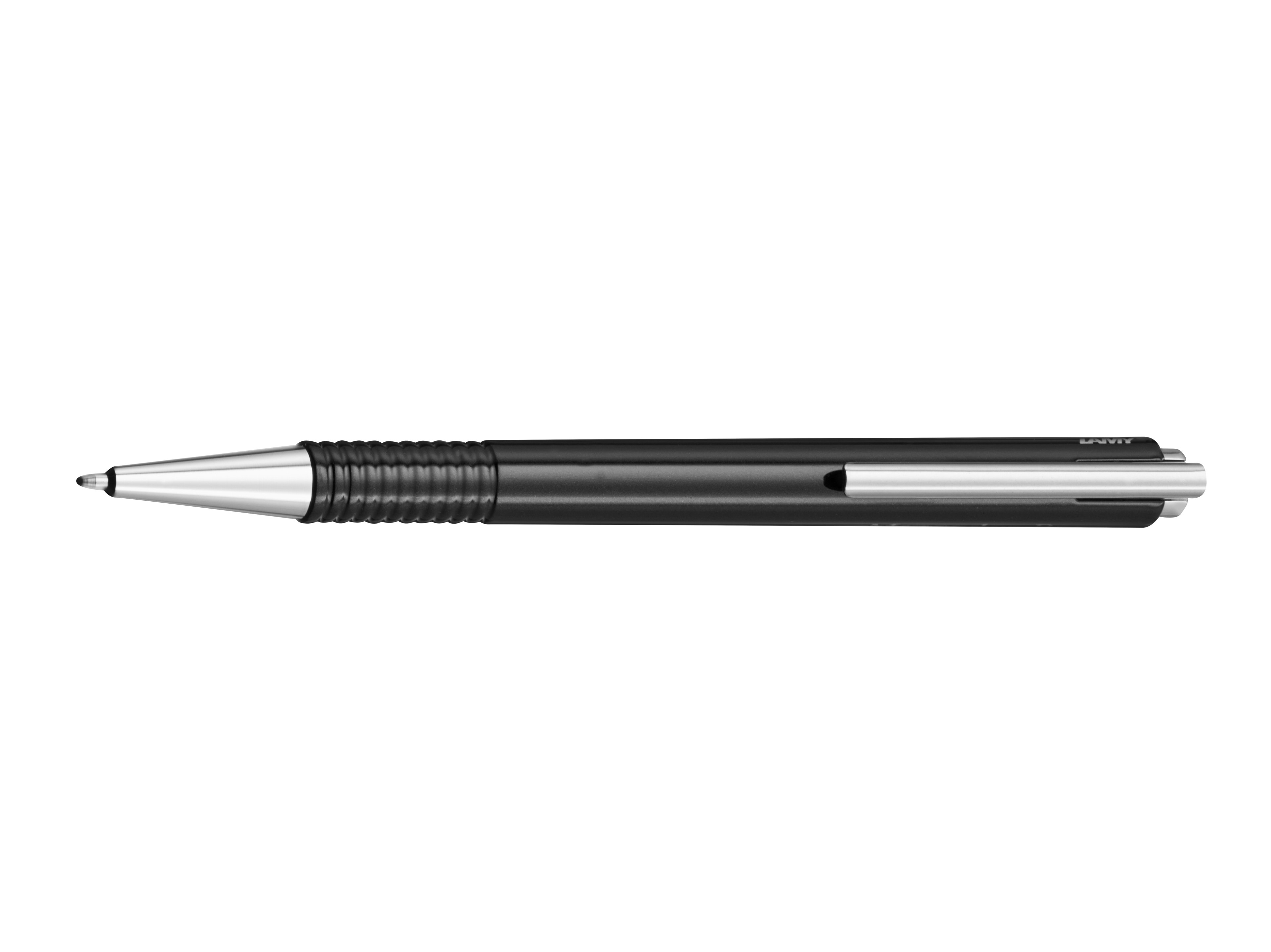 Kugelschreiber, LAMY logo - schwarz / silberfarben, Kunststoff / Edelstahl, Lamy Kugelschreiber, LAMY logo - schwarz / silberfarben, Kunststoff / Edelstahl, Lamy