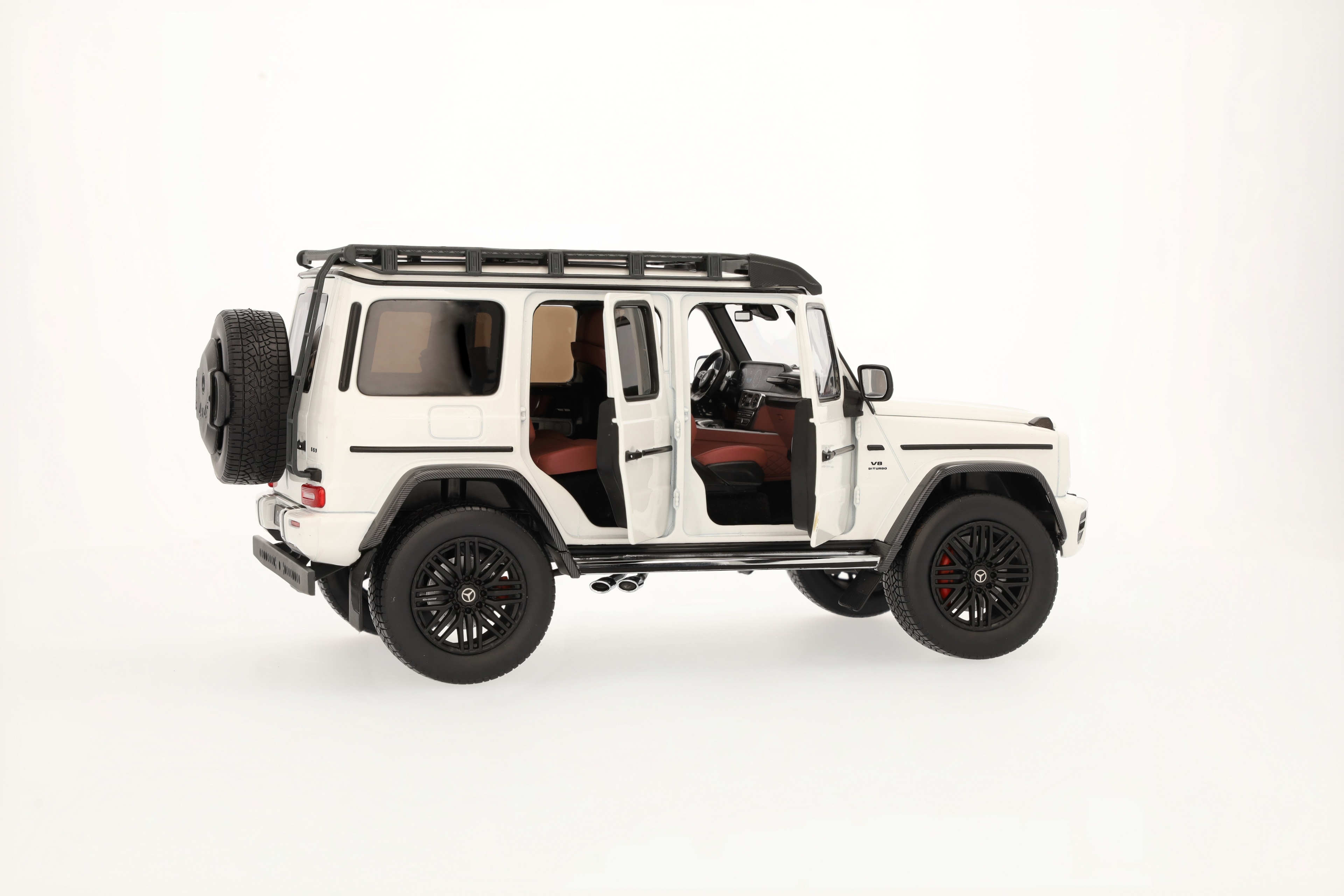 Mercedes-AMG G 63 4x4², W463 - G manufaktur opalithweiß bright, iScale, 1:18 Mercedes-AMG G 63 4x4², W463 - G manufaktur opalithweiß bright, iScale, 1:18
