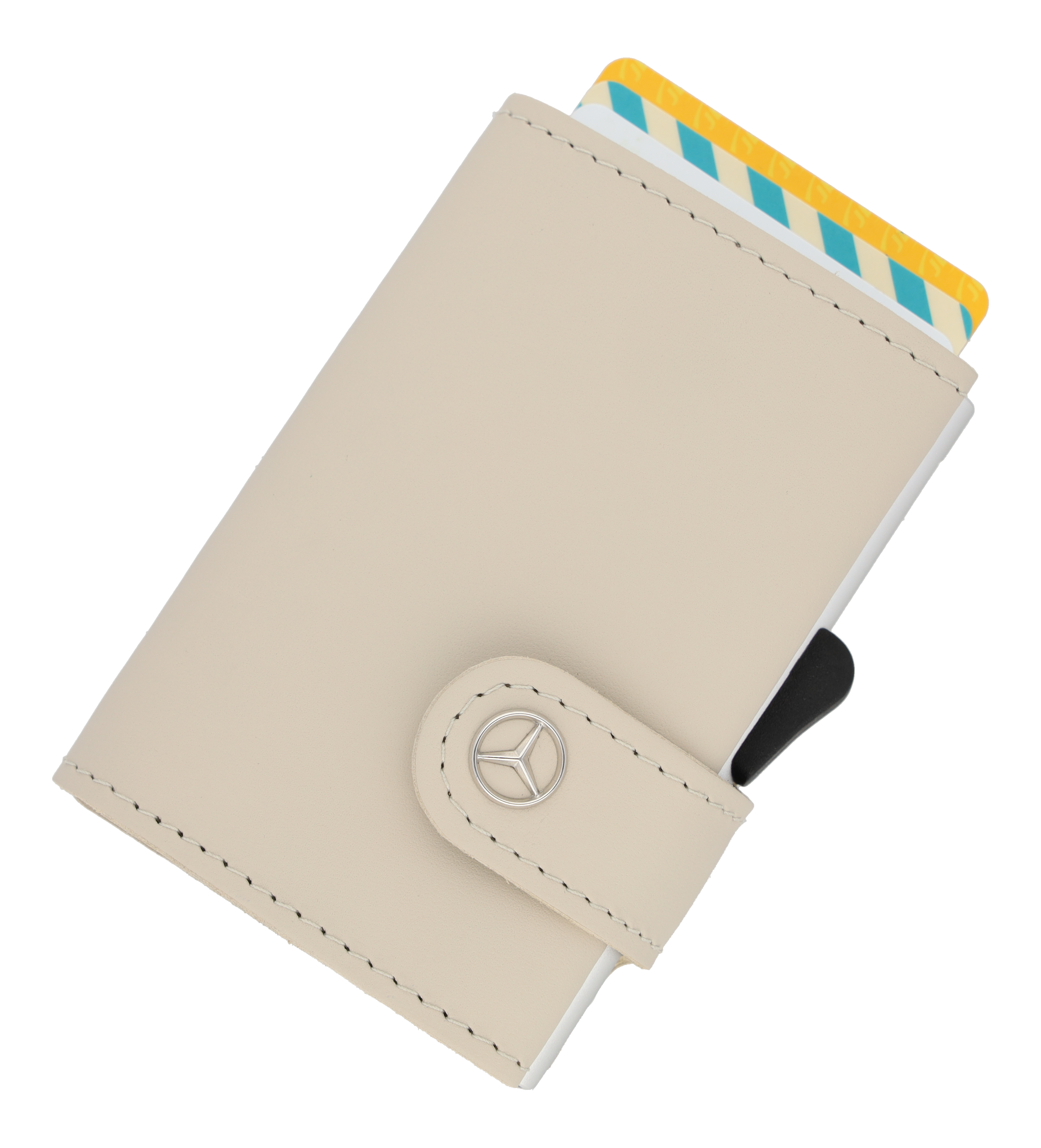 Mini-Geldbörse, Upcycling - macchiatobeige, Rindleder Mini-Geldbörse, Upcycling - macchiatobeige, Rindleder