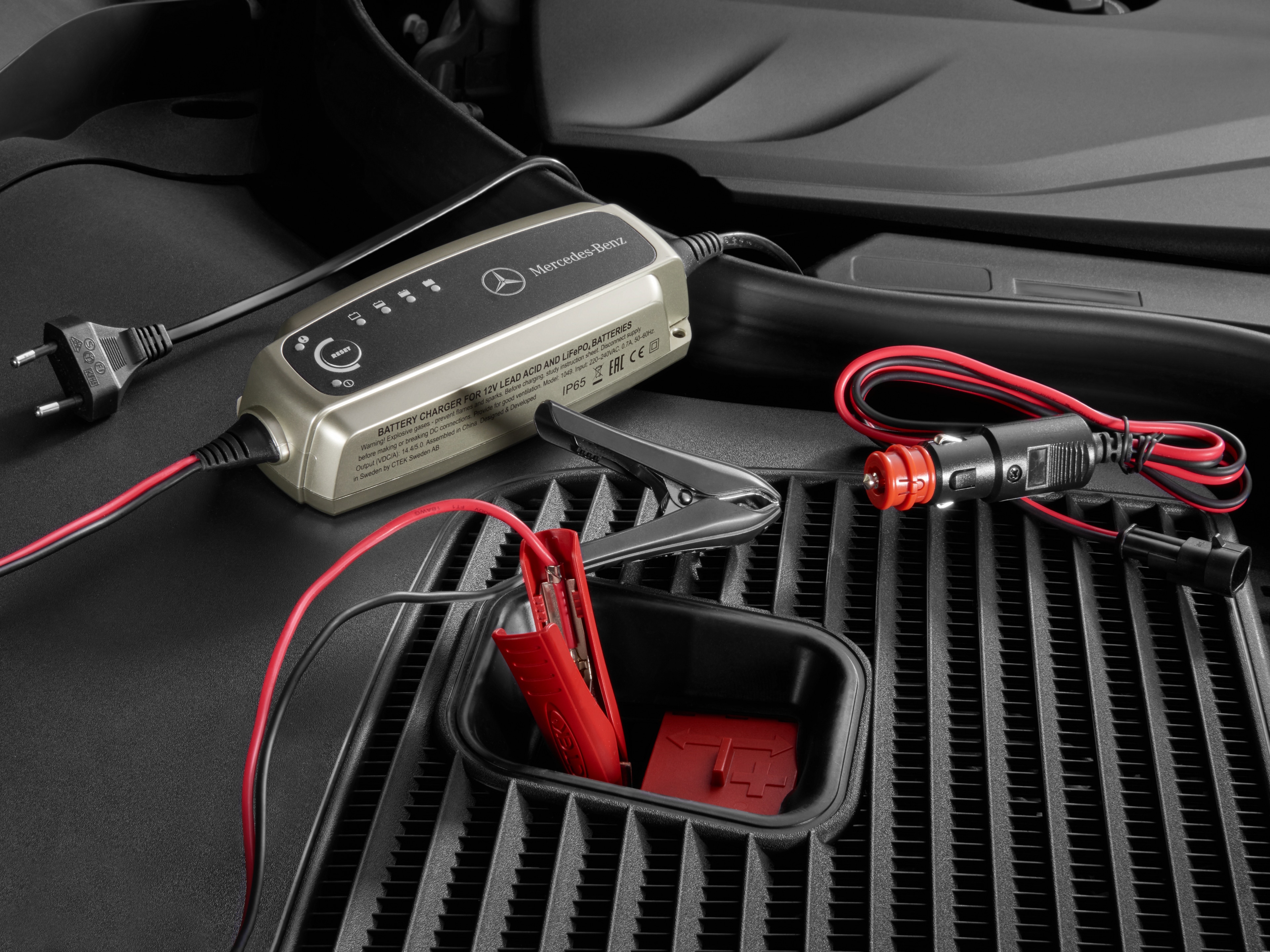 Ladegerät mit Ladeerhaltungsfunktion, 5 A, für Bleisäure- und Lithiumbatterien, ECE - LL/RL