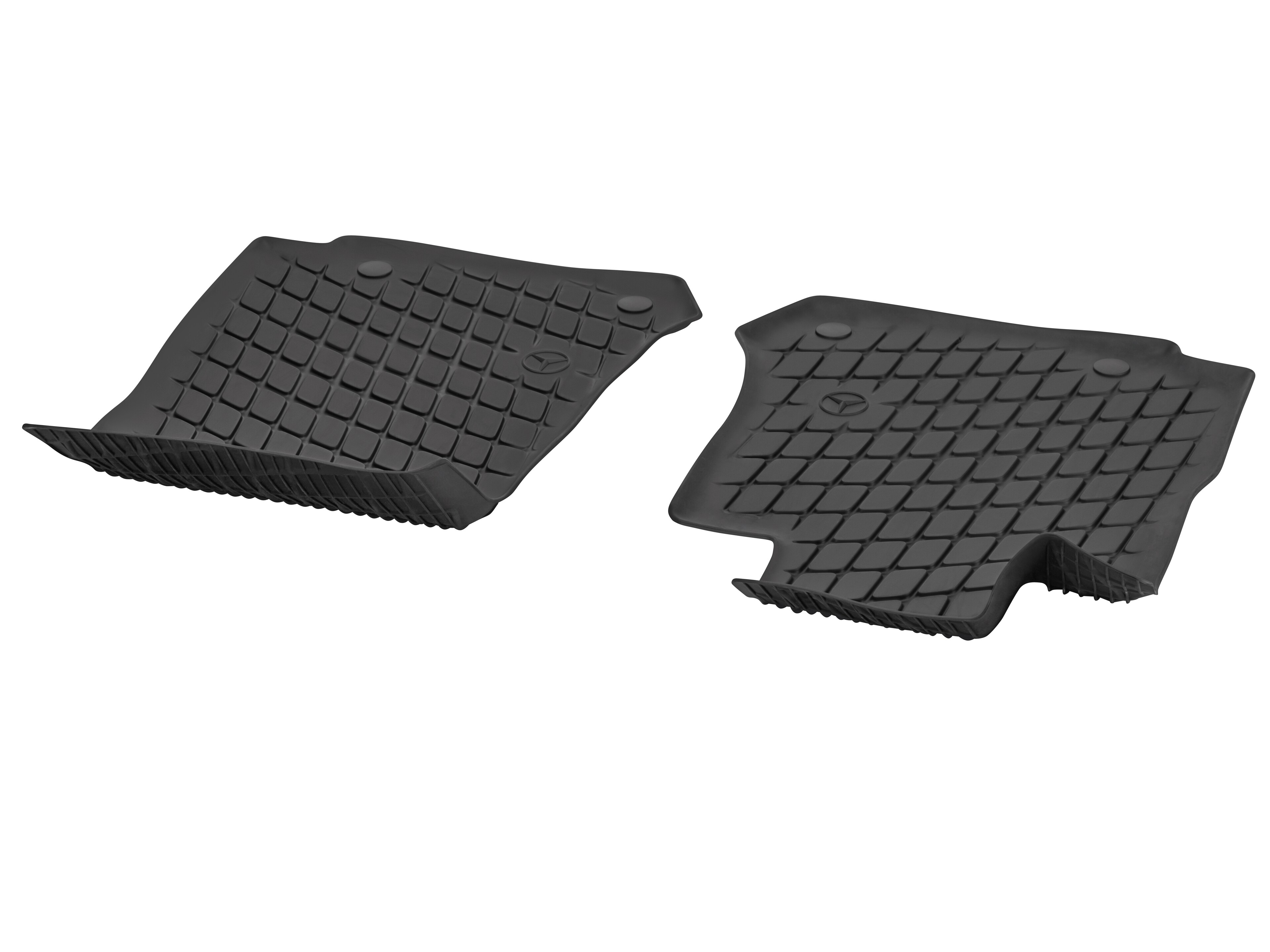 Allwettermatten, Dynamic Squares, Fahrer-/Beifahrermatte, 2-teilig - LL, schwarz