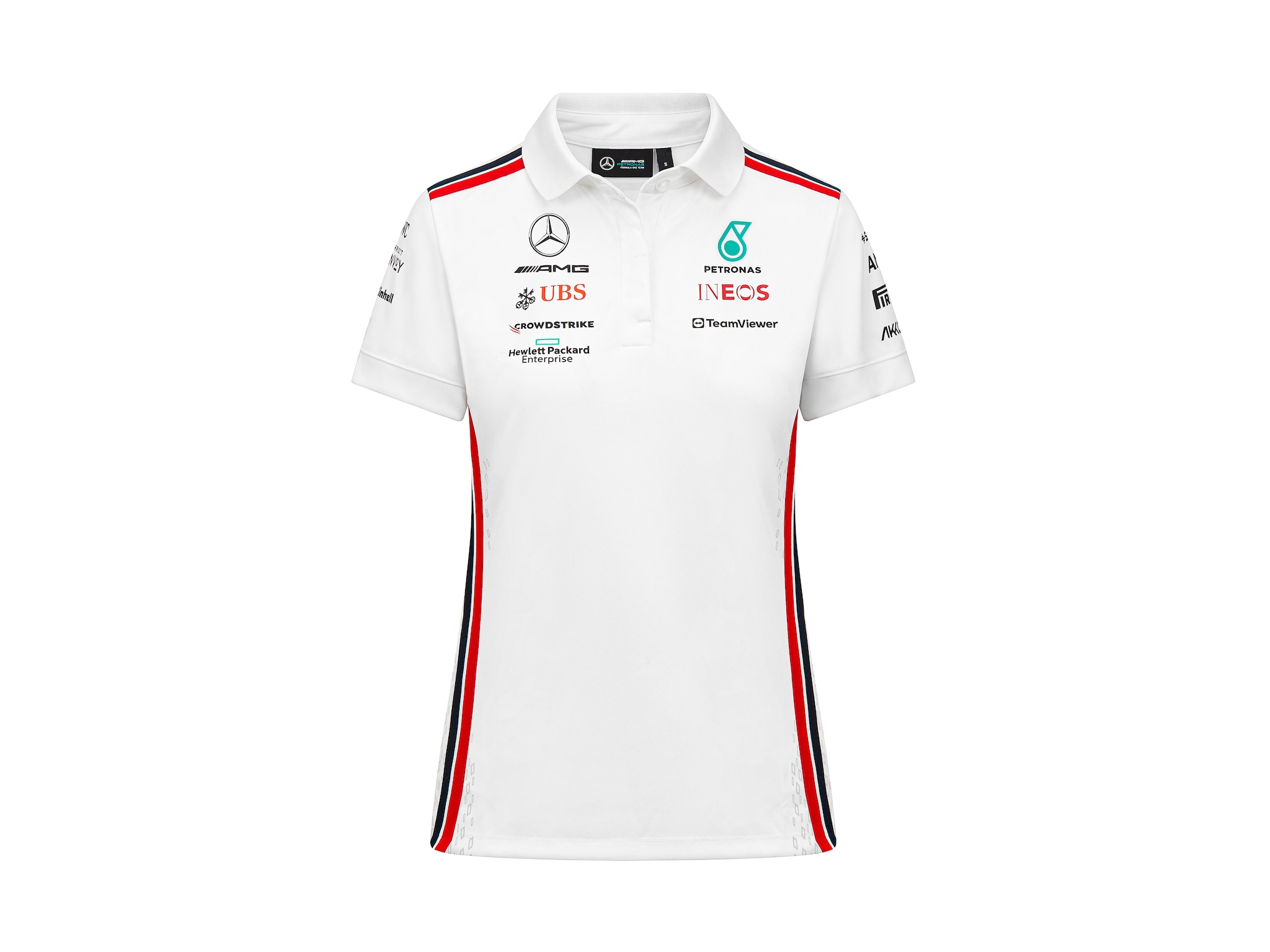 Poloshirt Damen, Team, Mercedes-AMG F1 - weiß, XL