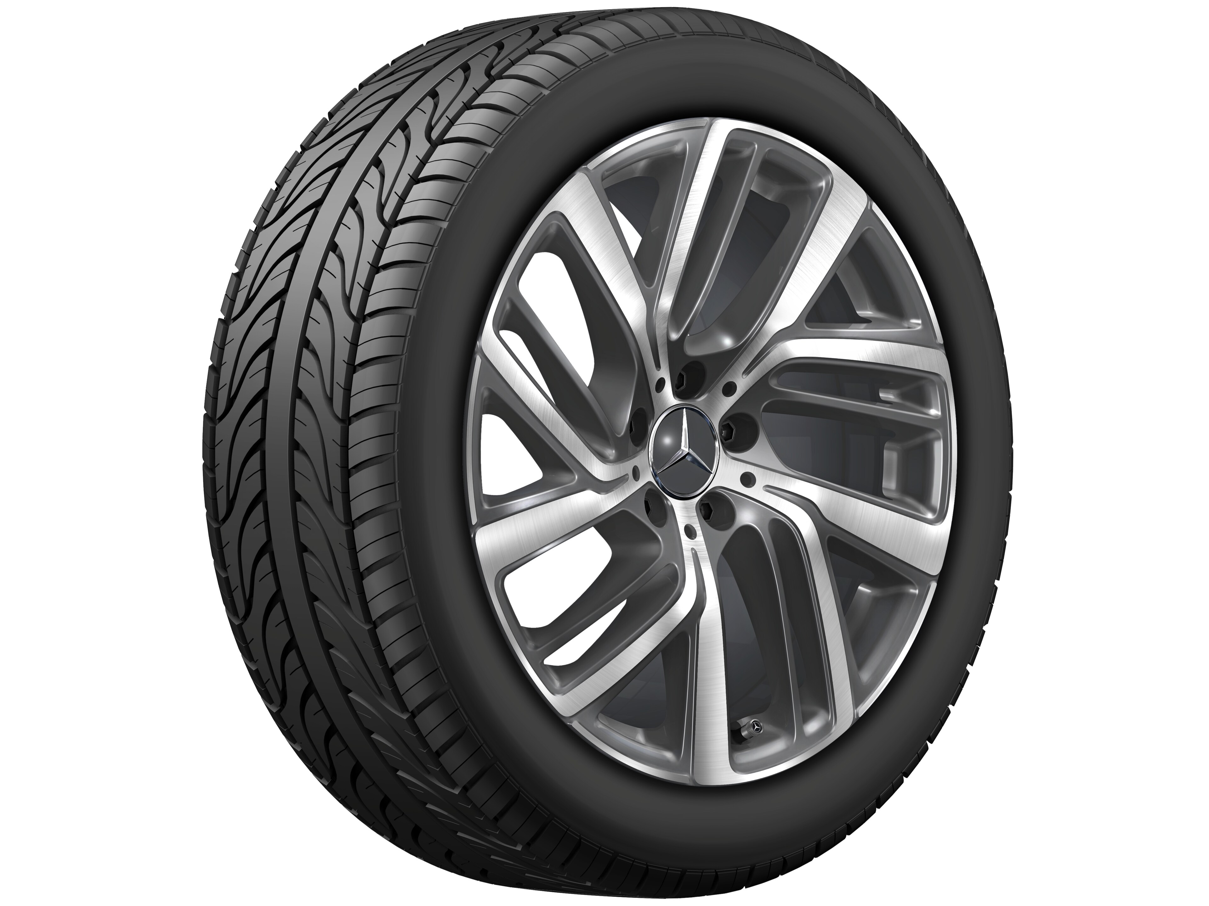 5-Y-Speichen-Rad, 48,3 cm (19 Zoll) - 8,5 J x 19 ET 35,5, tremolit-metallic, glanzgedreht