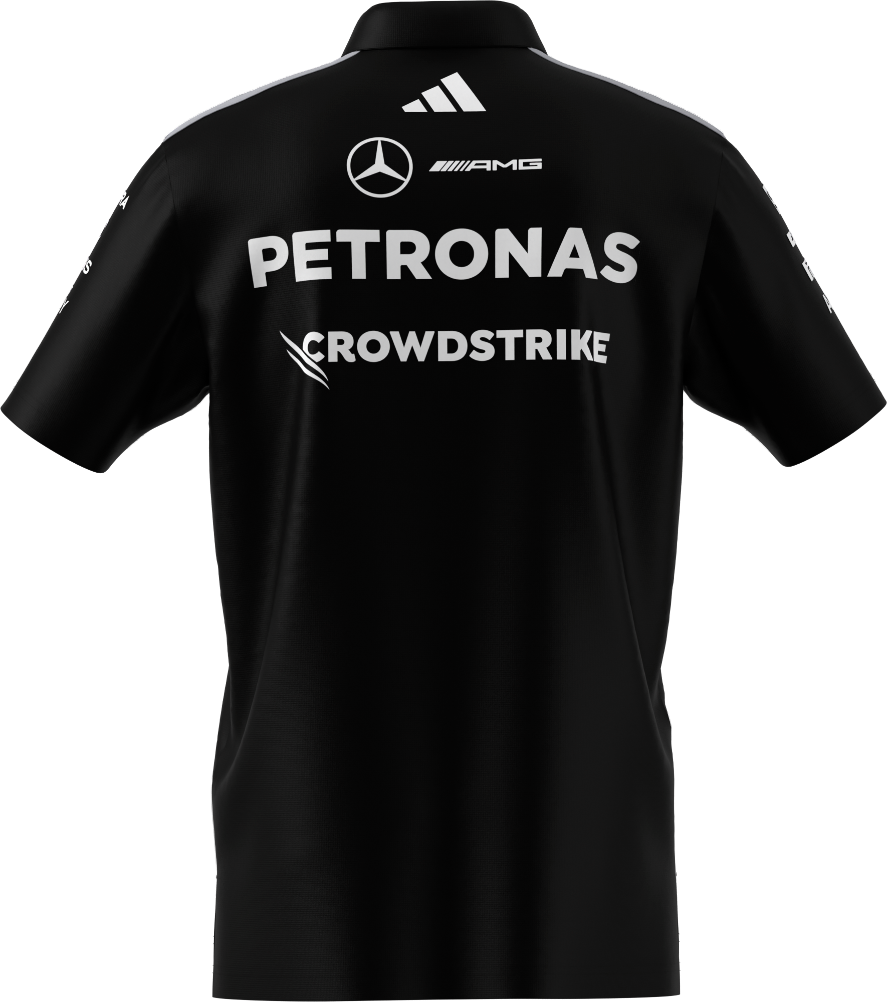 Poloshirt Herren, Team, Mercedes-AMG F1 - schwarz, M