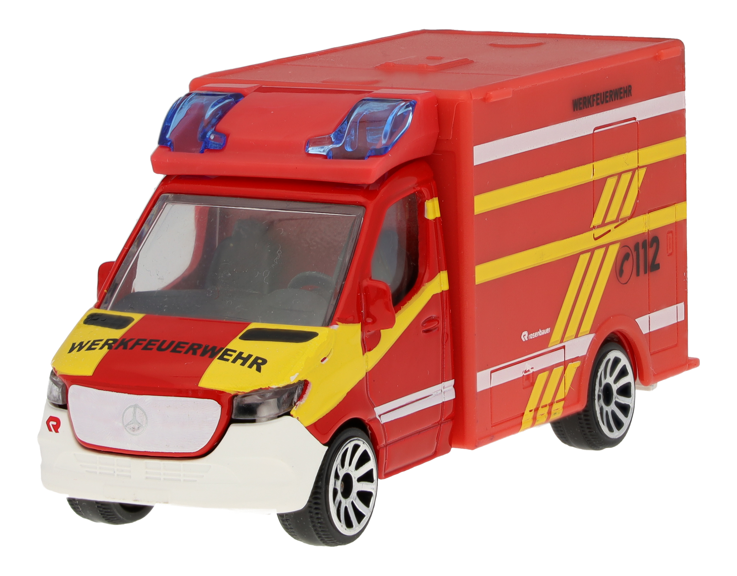 Sprinter, Feuerwehr - rot, Majorette, 7,62 cm (3 Zoll) Sprinter, Feuerwehr - rot, Majorette, 7,62 cm (3 Zoll)