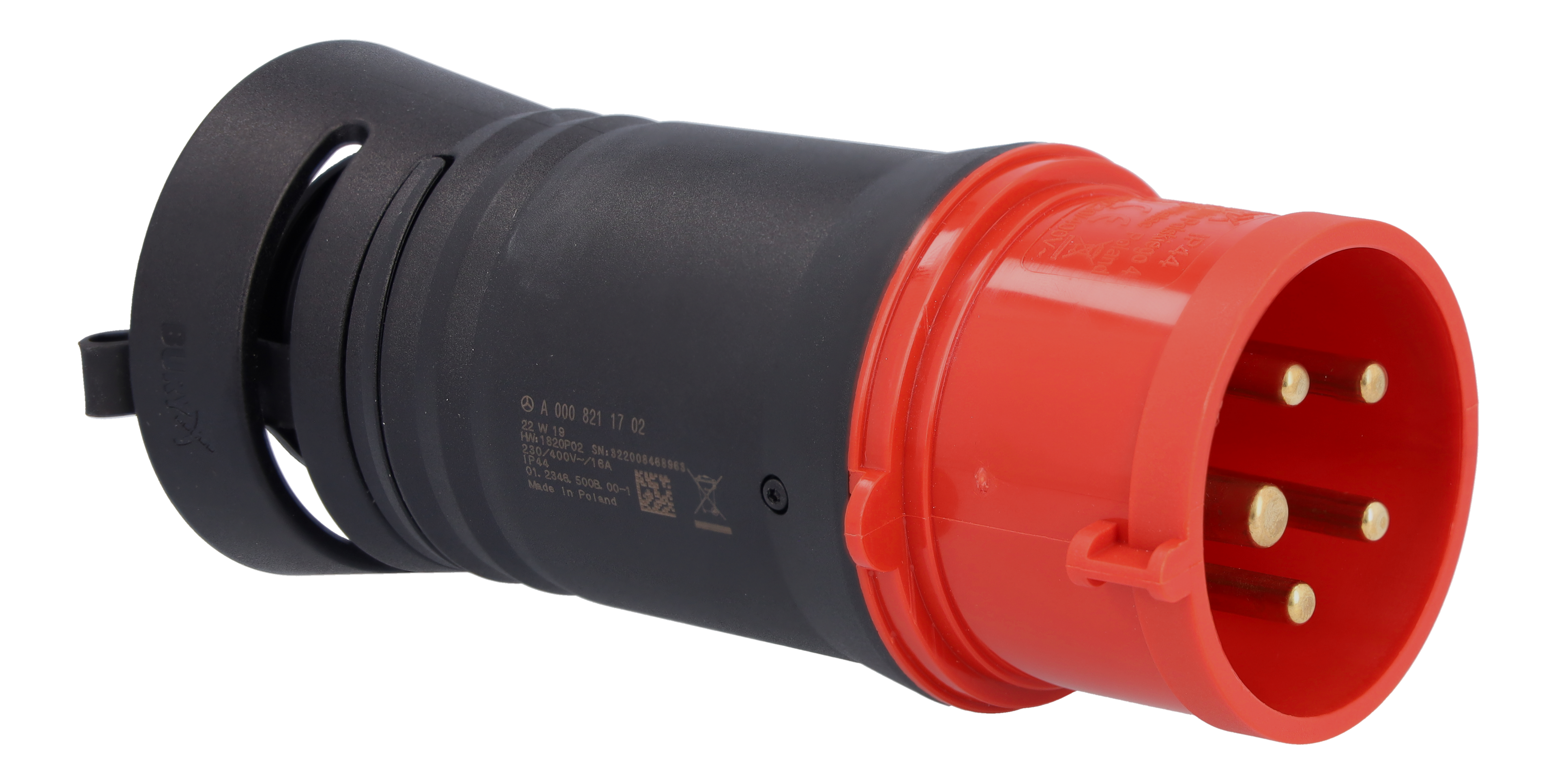 Flexibles Ladesystem Pro, Adapter, CEE 16/3-phasig - Kunststoff, schwarz, LL/RL Flexibles Ladesystem Pro, Adapter, CEE 16/3-phasig - Kunststoff, schwarz, LL/RL