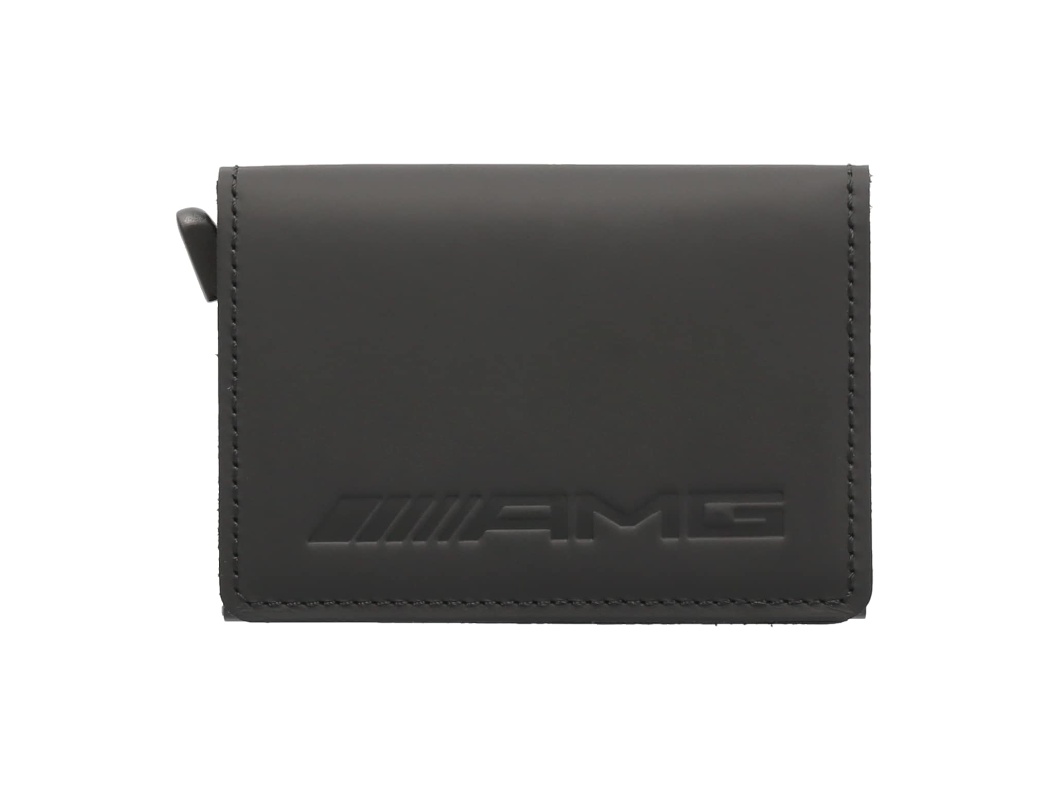 AMG Slimwallet - schwarz, Rindleder