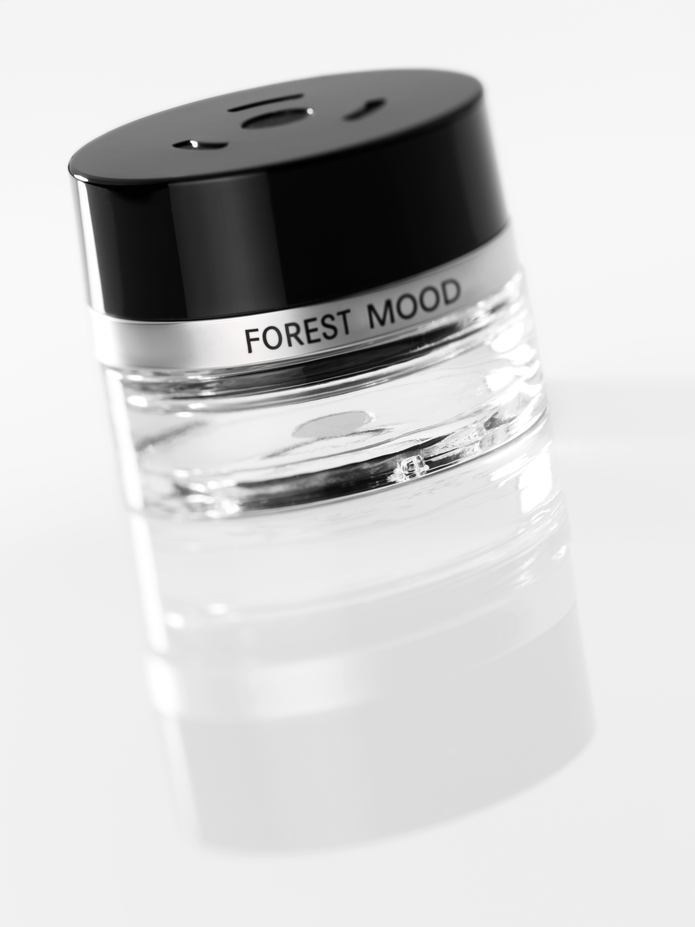 Flakon, FOREST MOOD - transparent / schwarz, Glas, 15 ml