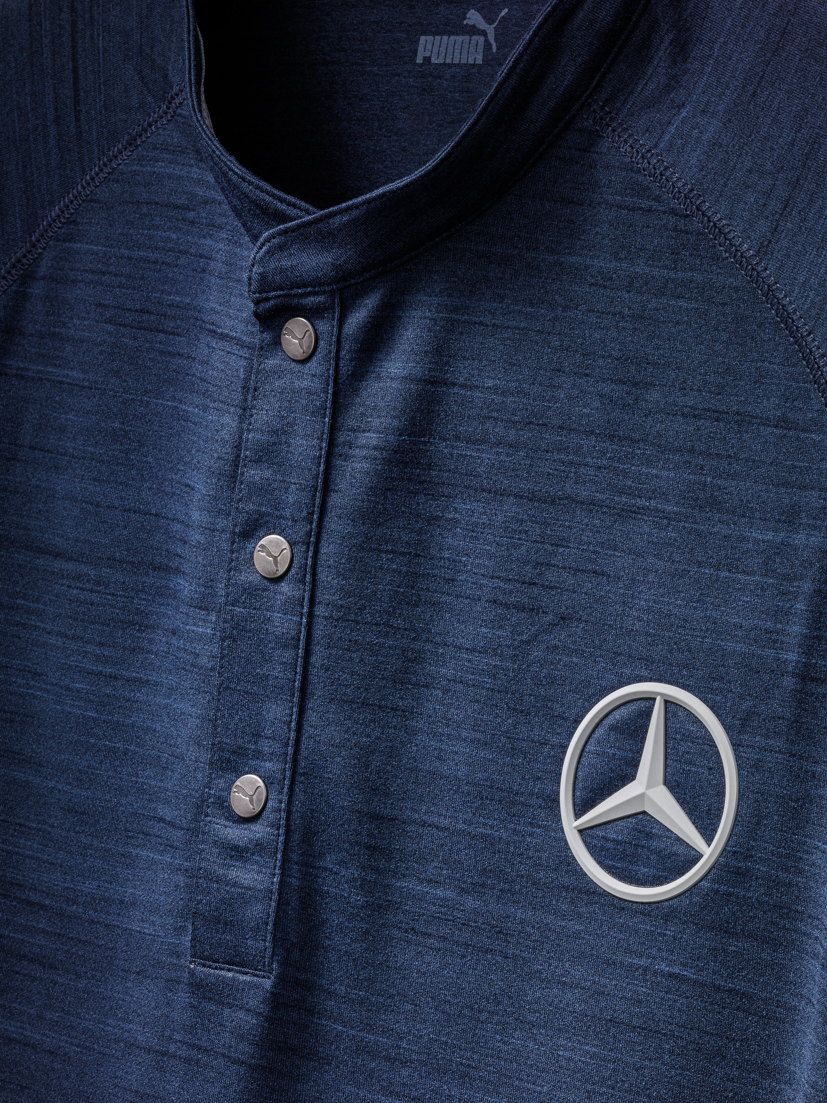 Golf-Poloshirt Herren - navy, L