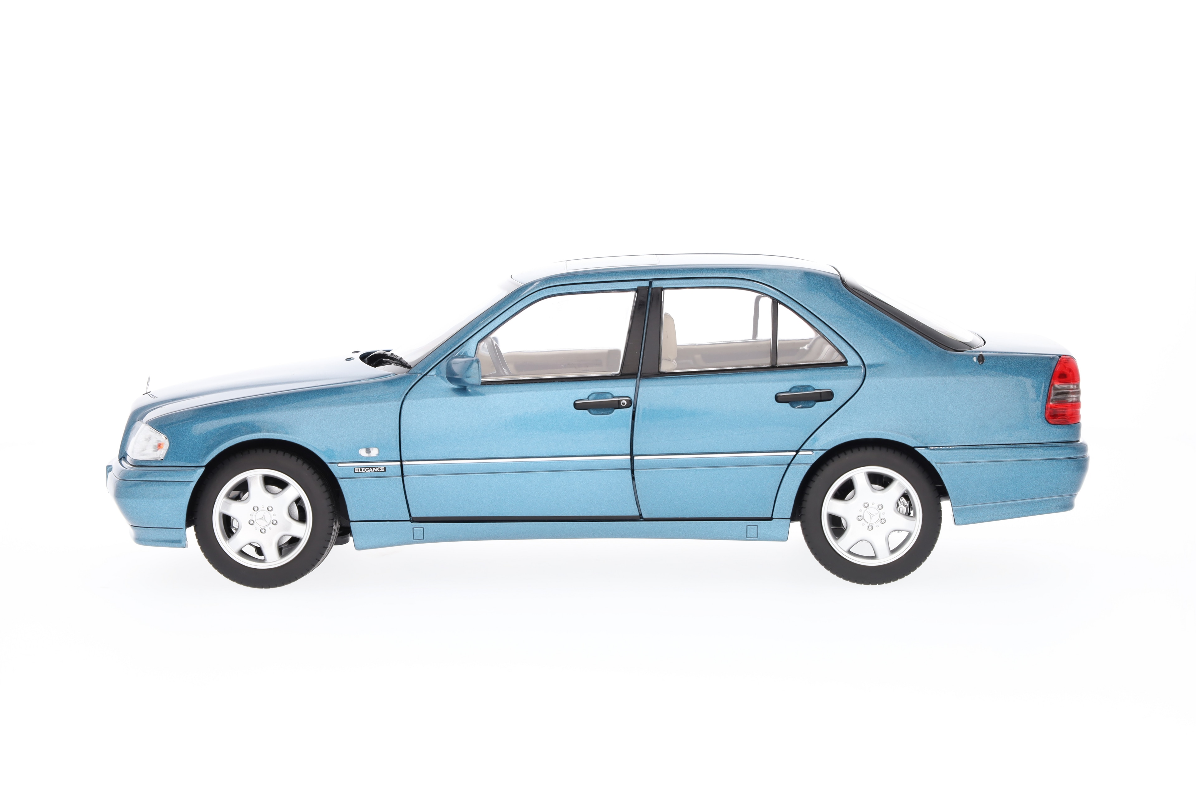 C 200 Limousine W 202 (1997-2001) - aquamarinblau, Norev, 1:18