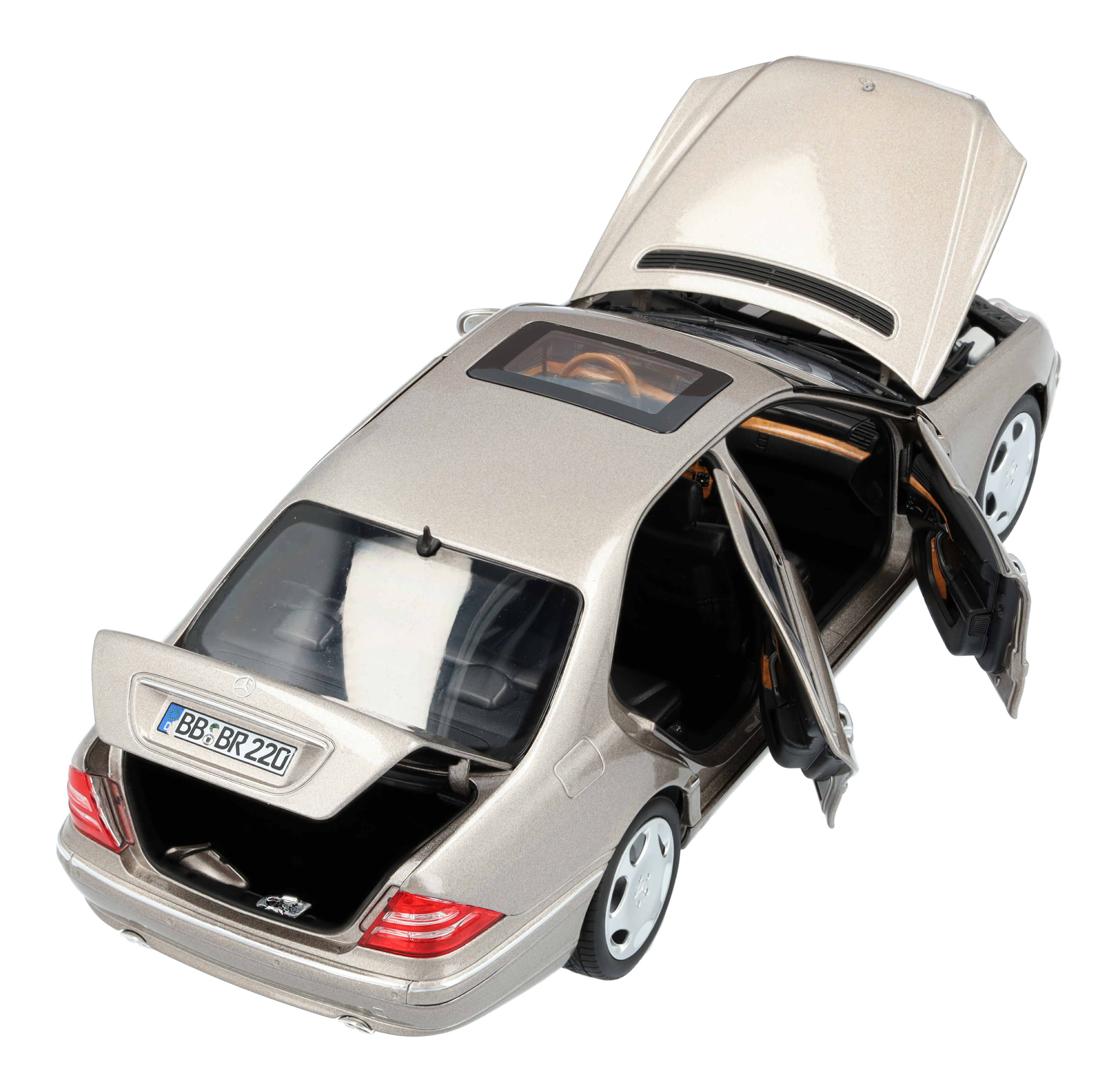 S 600 Limousine Langversion V220 (2000-2005) - cubanitsilber, Norev, 1:18 S 600 Limousine Langversion V220 (2000-2005) - cubanitsilber, Norev, 1:18