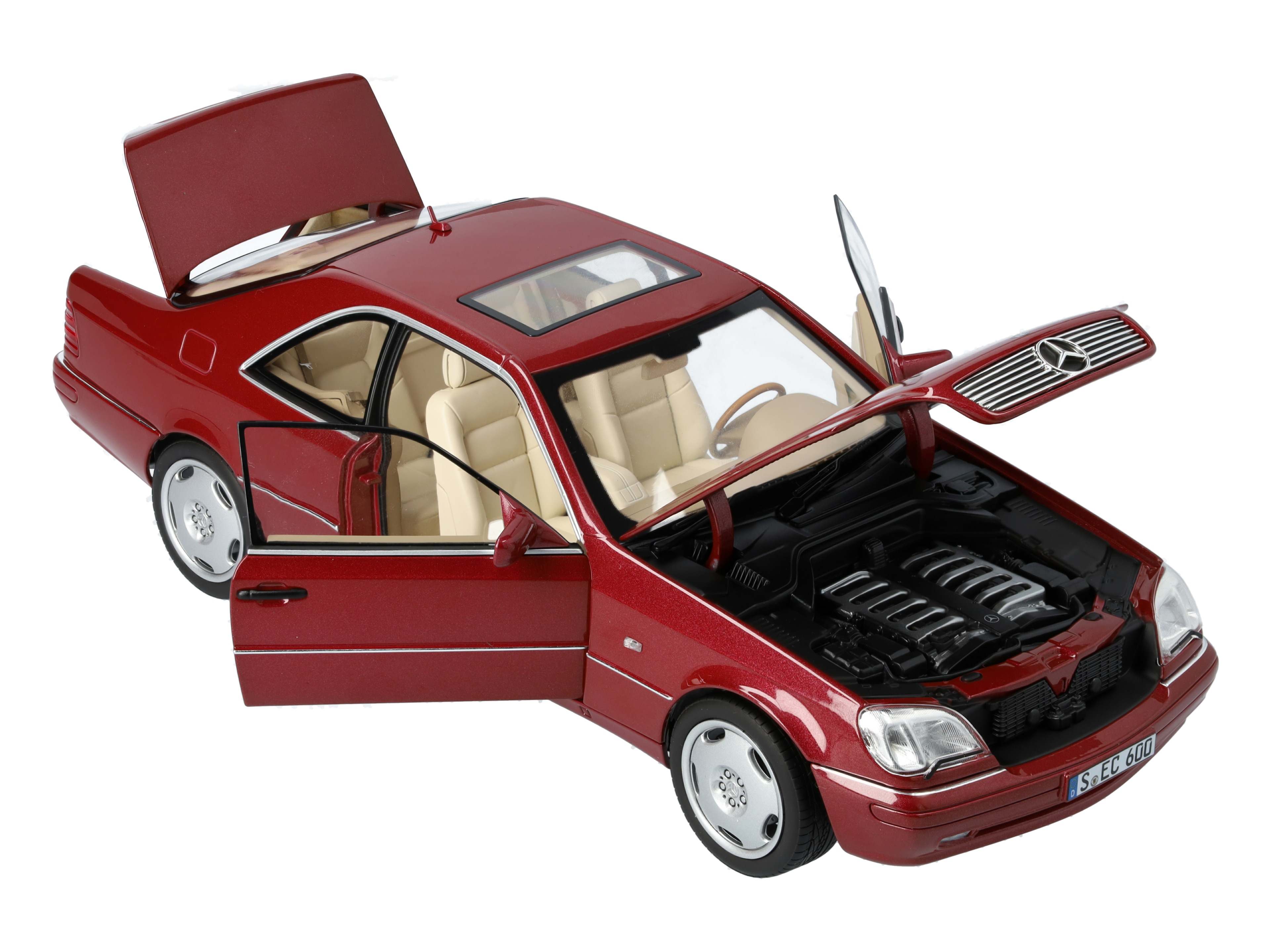 CL 600 C 140 (1996-1998) - almandinrot, Norev, 1:18