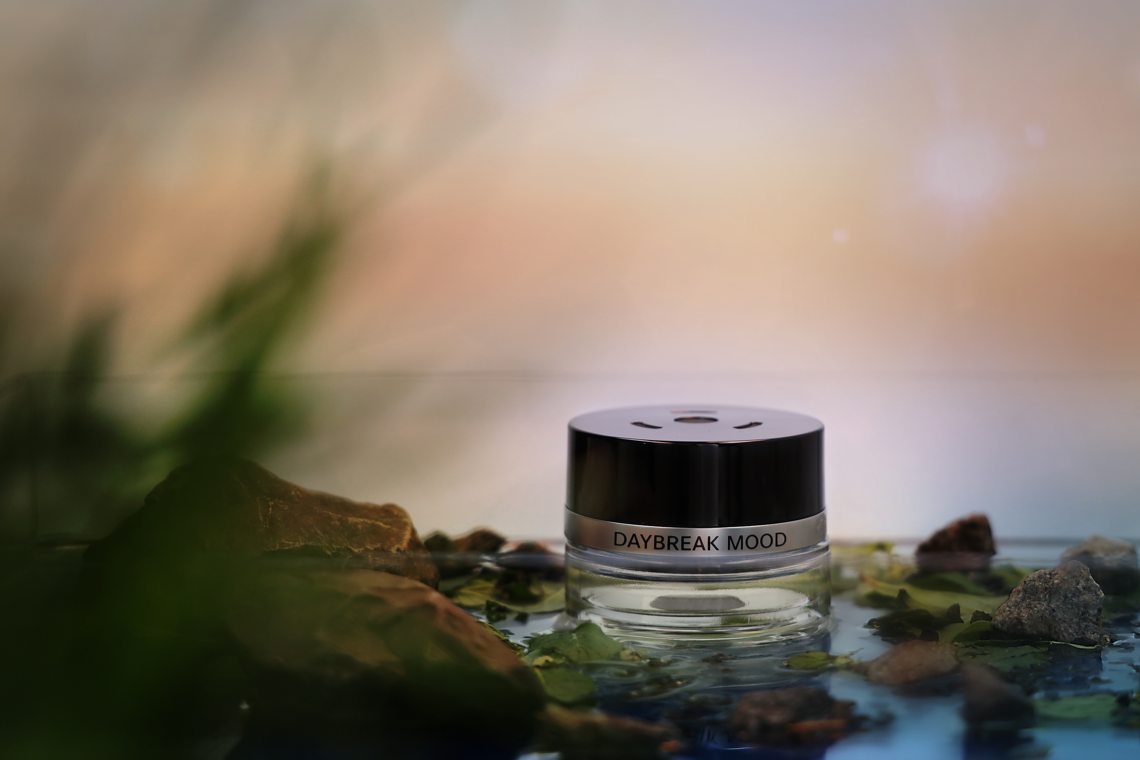 Flakon, DAYBREAK MOOD - transparent / schwarz, Glas, 15 ml Flakon, DAYBREAK MOOD - transparent / schwarz, Glas, 15 ml