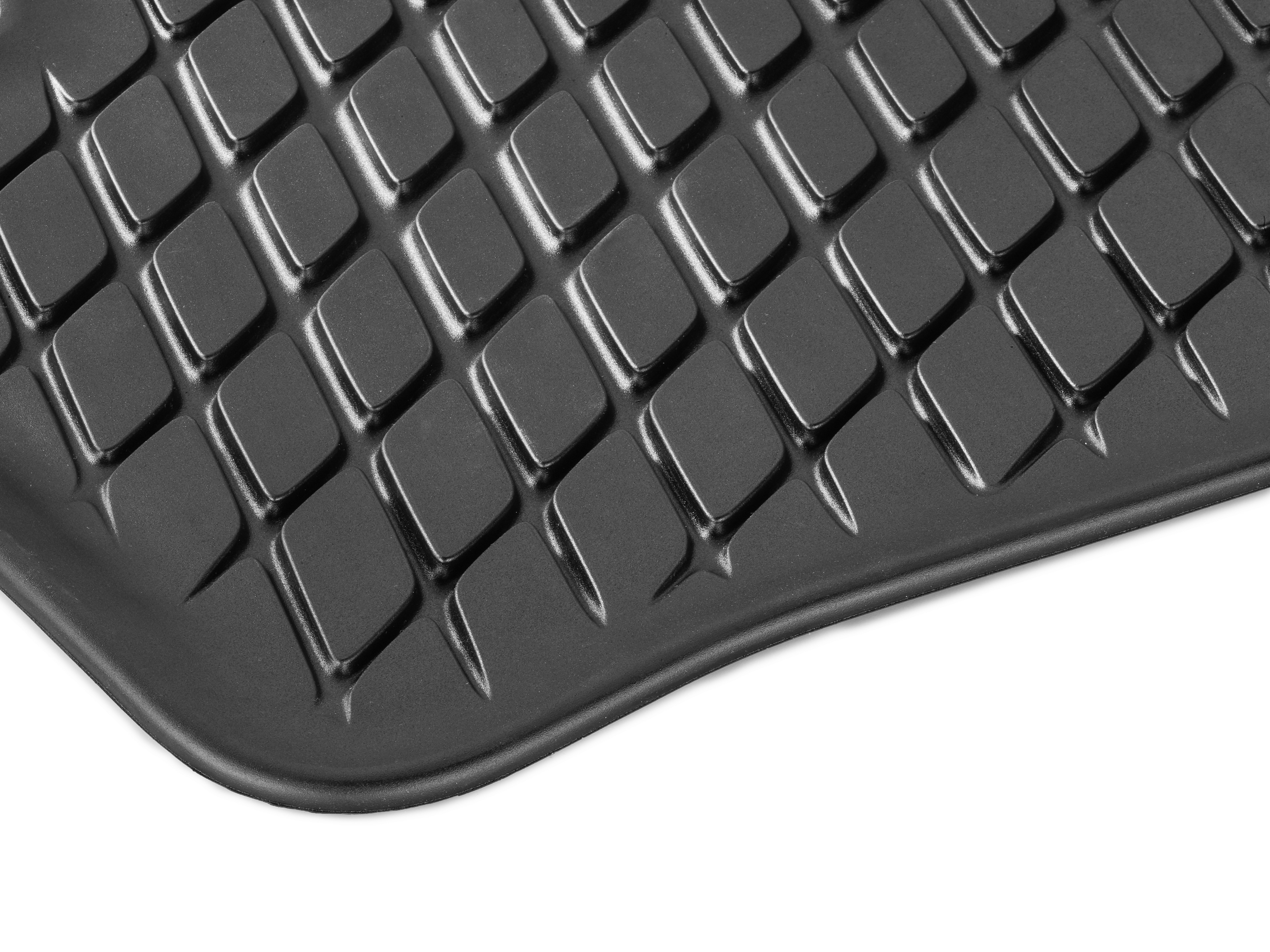 Allwettermatten, Dynamic Squares, 3. Sitzreihe, 1-teilig - LL/RL, schwarz