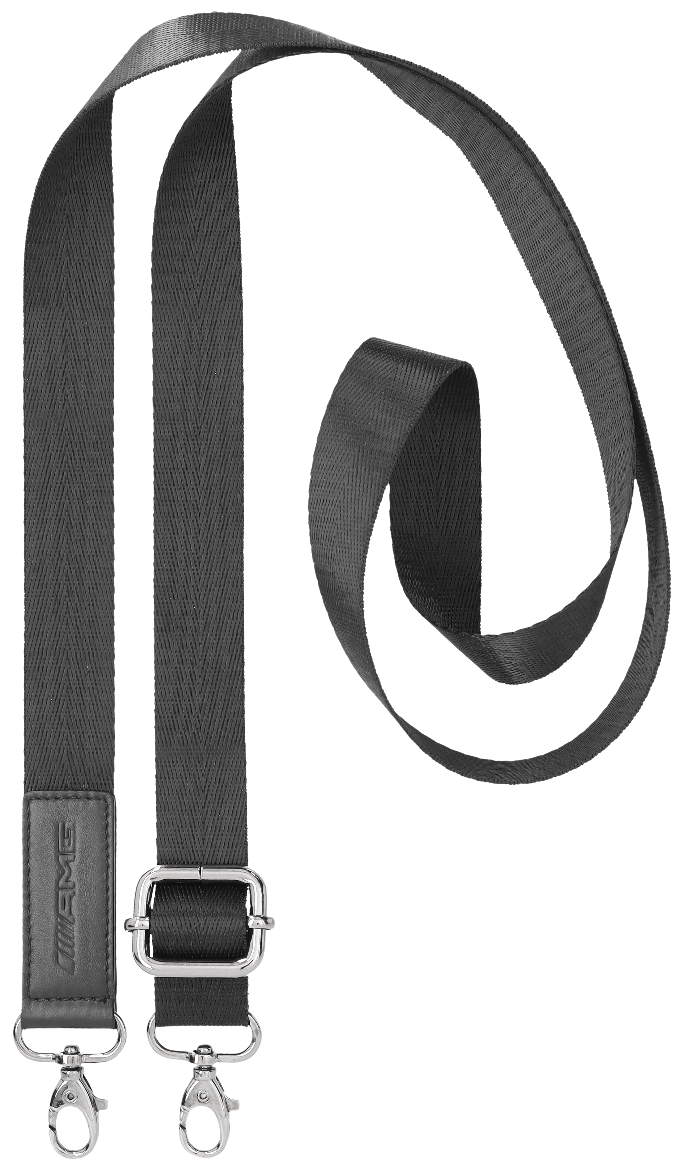 AMG Smartphone Tasche - schwarz, Rindleder / Polyester