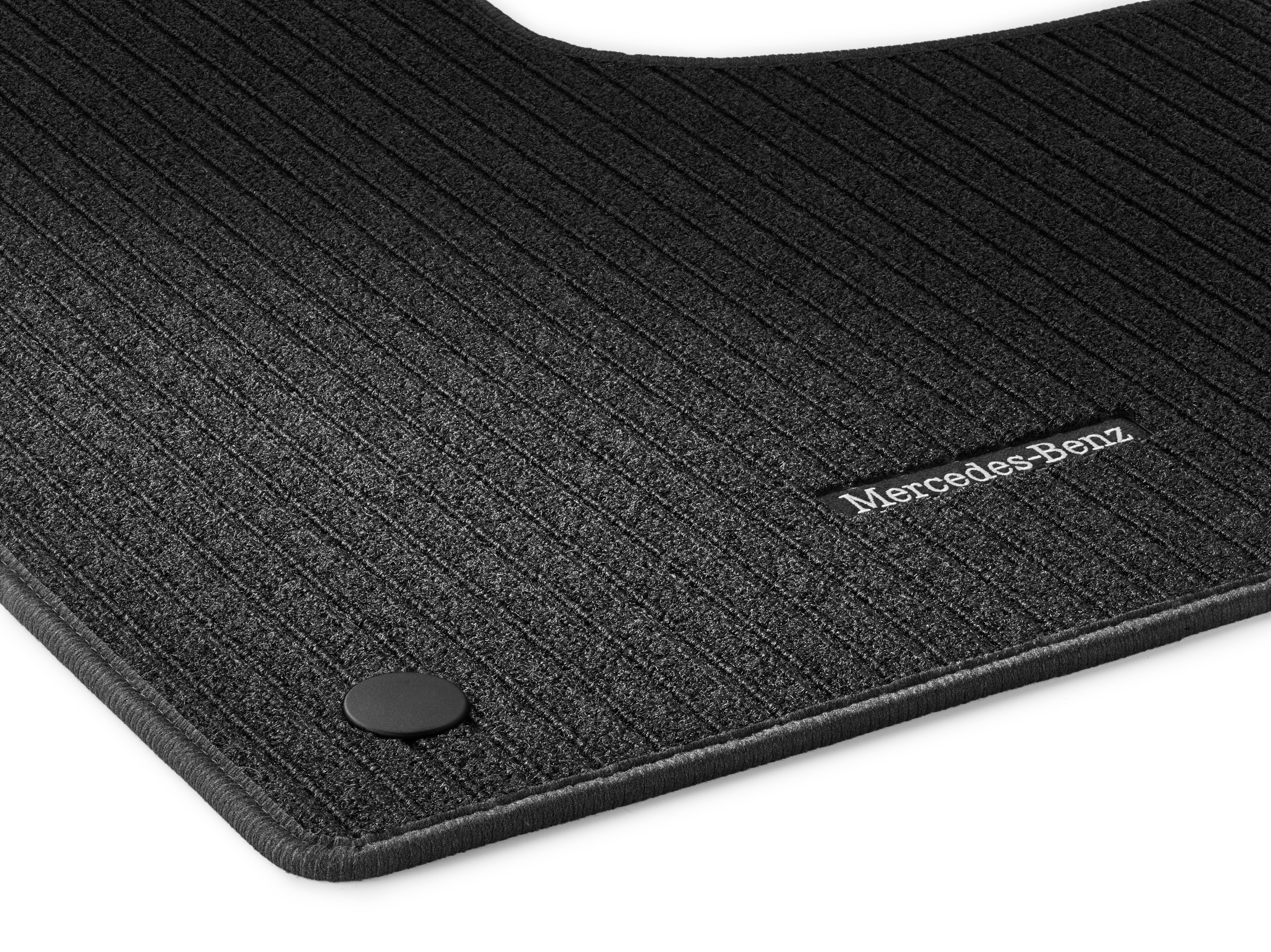 Ripsmatten, CLASSIC, Fahrer-/Beifahrermatte, 2-teilig, mit/ohne S23 (Beifahrer 2-Sitzer) - LL, schwarz