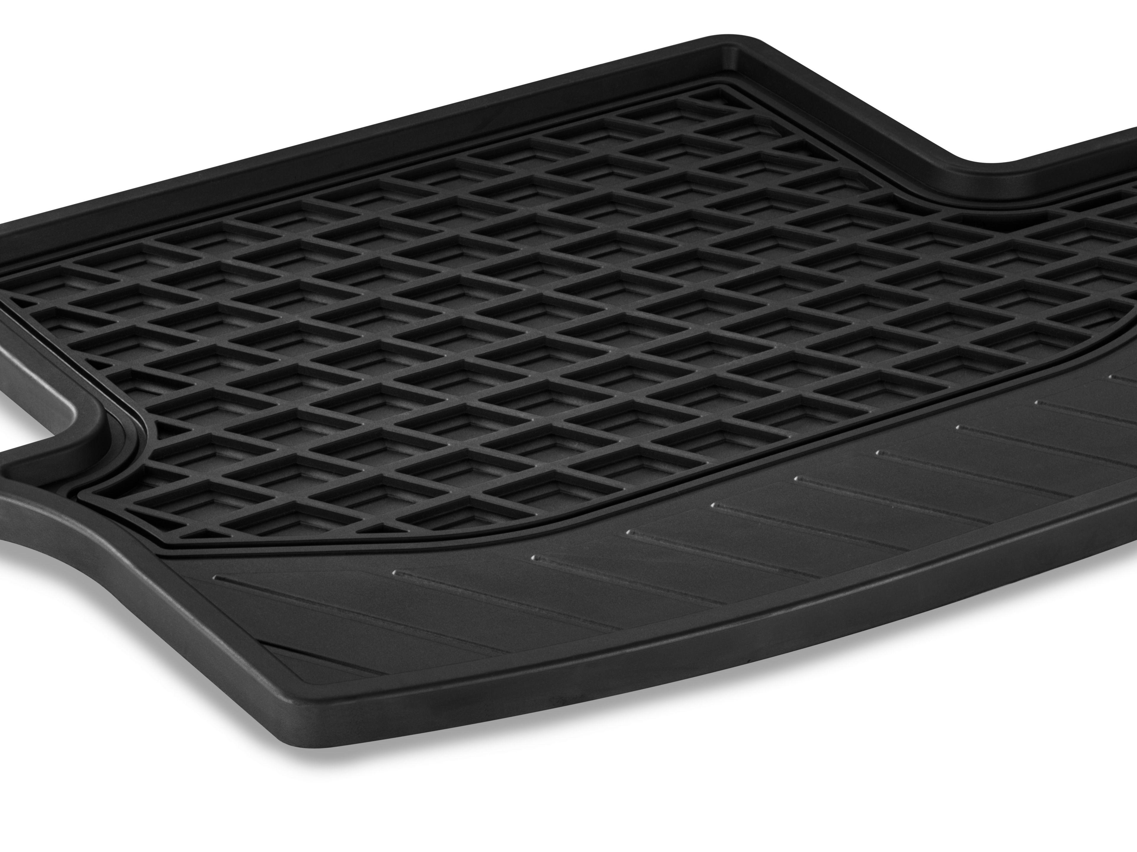 Allwettermatten, CLASSIC, Fond, 2-teilig - LL/RL, schwarz