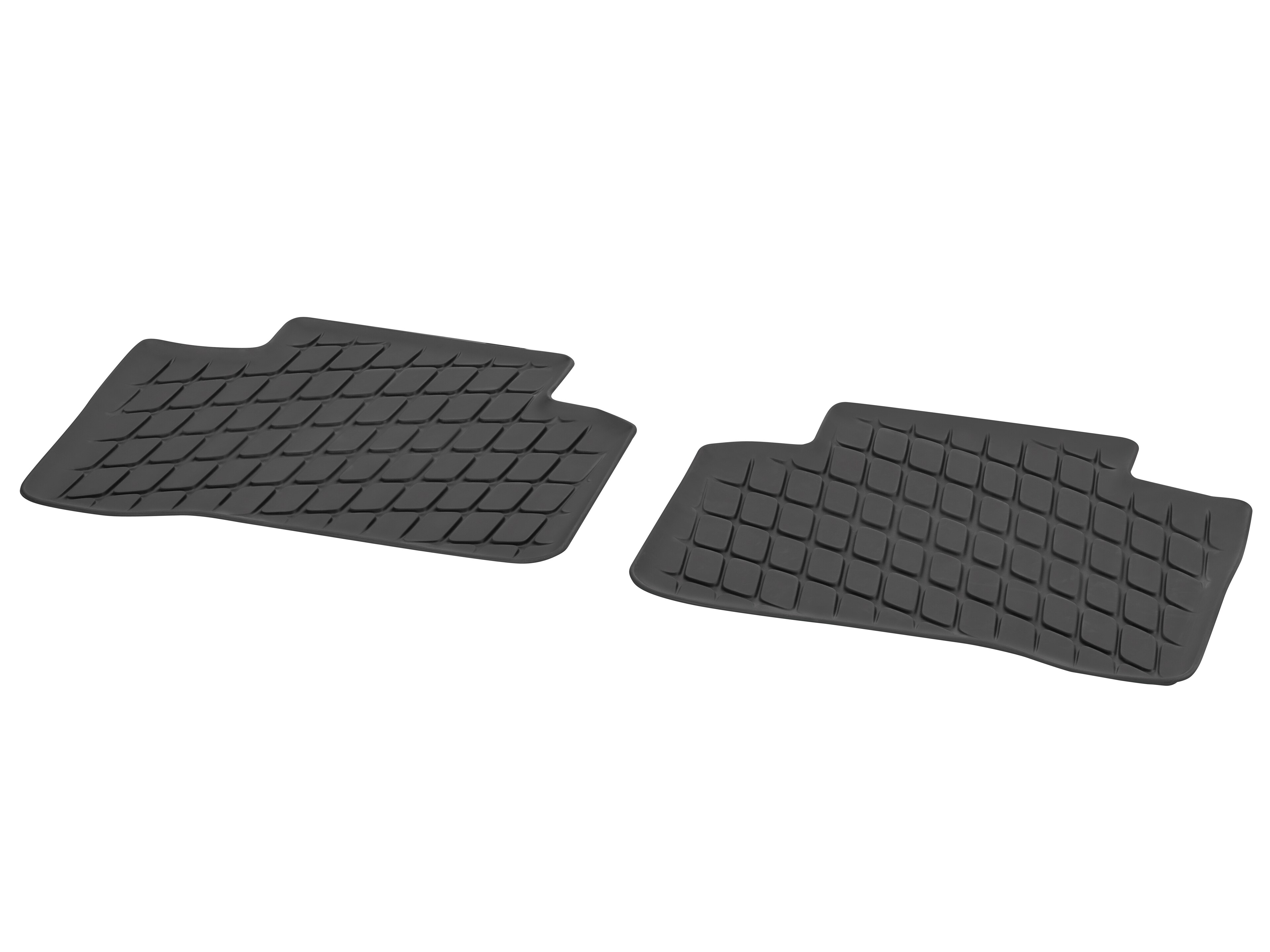 Allwettermatten, Dynamic Squares, Fond, 2-teilig - LL/RL, schwarz