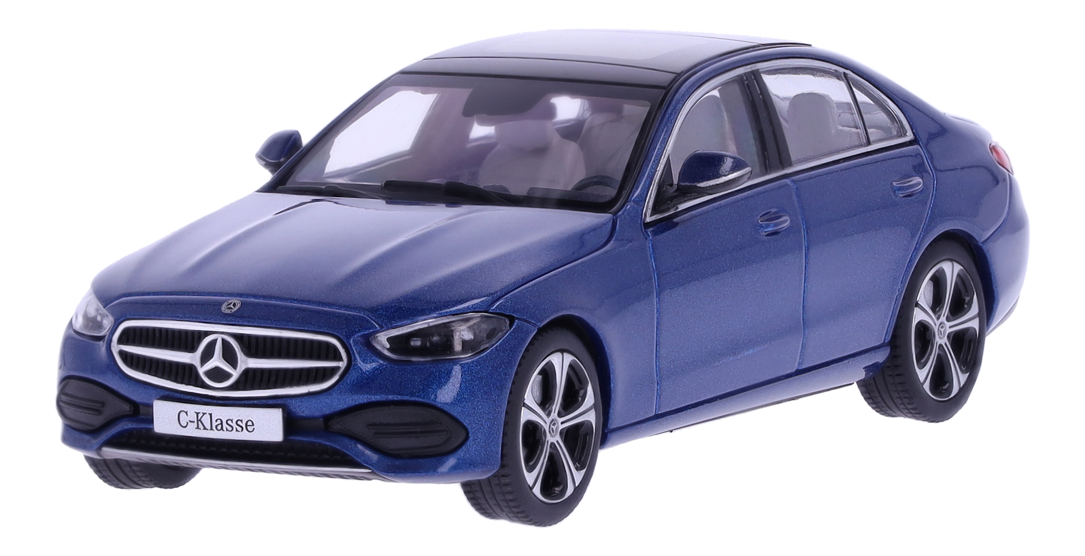 C-Klasse, Limousine, AVANTGARDE, W206 - spektralblau, Herpa, 1:43