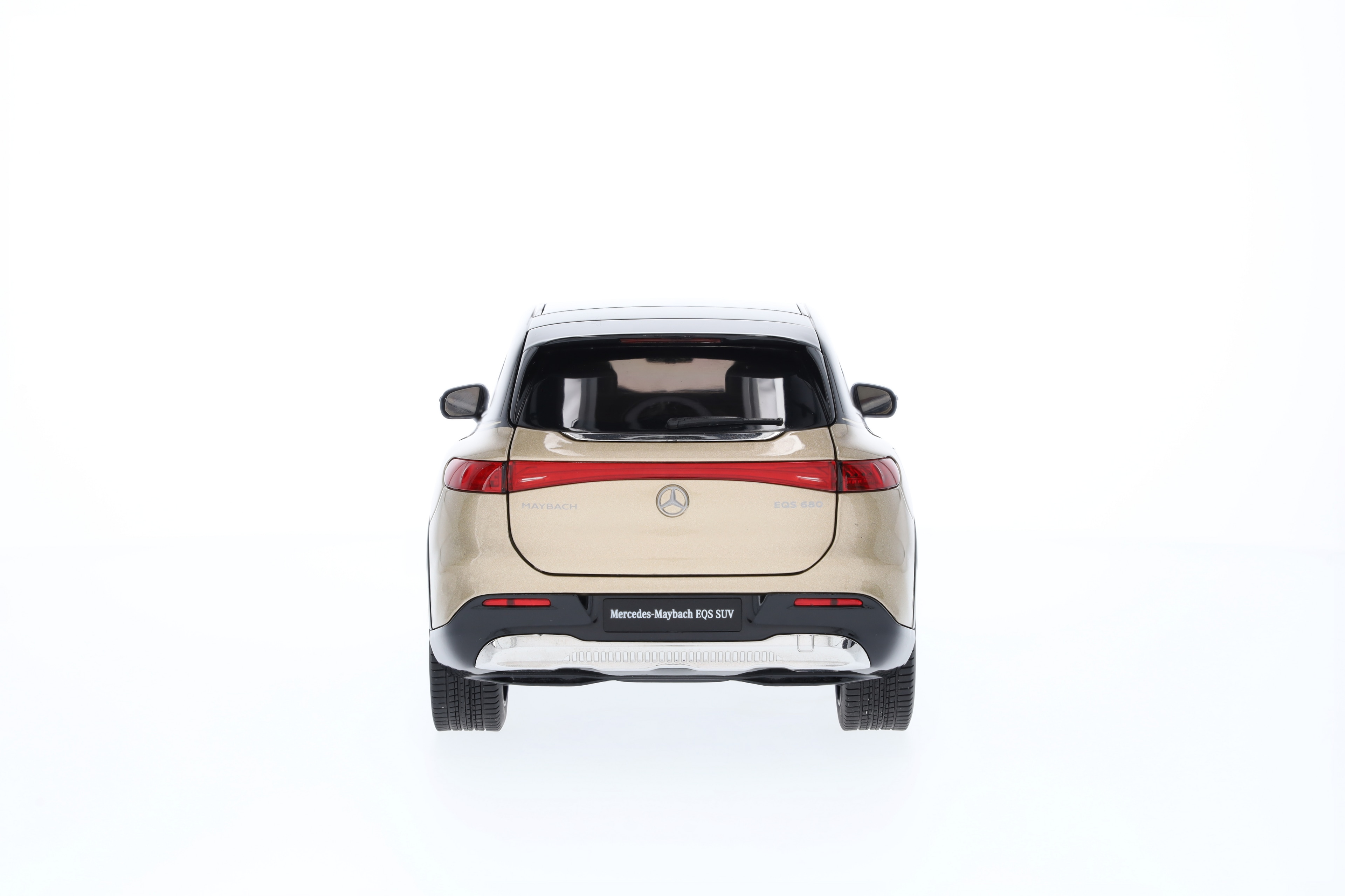 Mercedes-Maybach EQS 680 SUV, Z296 - obsidianschwarz / designo kalaharigold, NZG, 1:18 Mercedes-Maybach EQS 680 SUV, Z296 - obsidianschwarz / designo kalaharigold, NZG, 1:18