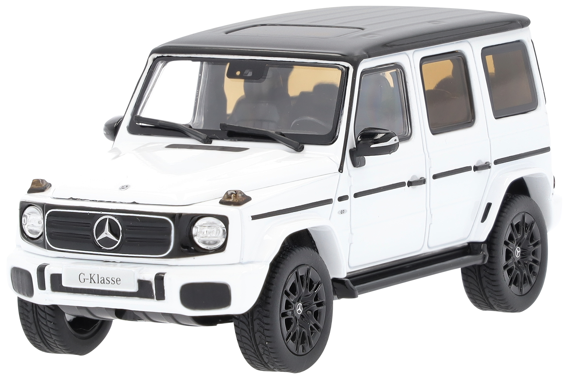 G 580 with EQ Technology, Geländewagen, AMG Line, N465 - MANUFAKTUR opalithweiß bright, Norev, 1:43