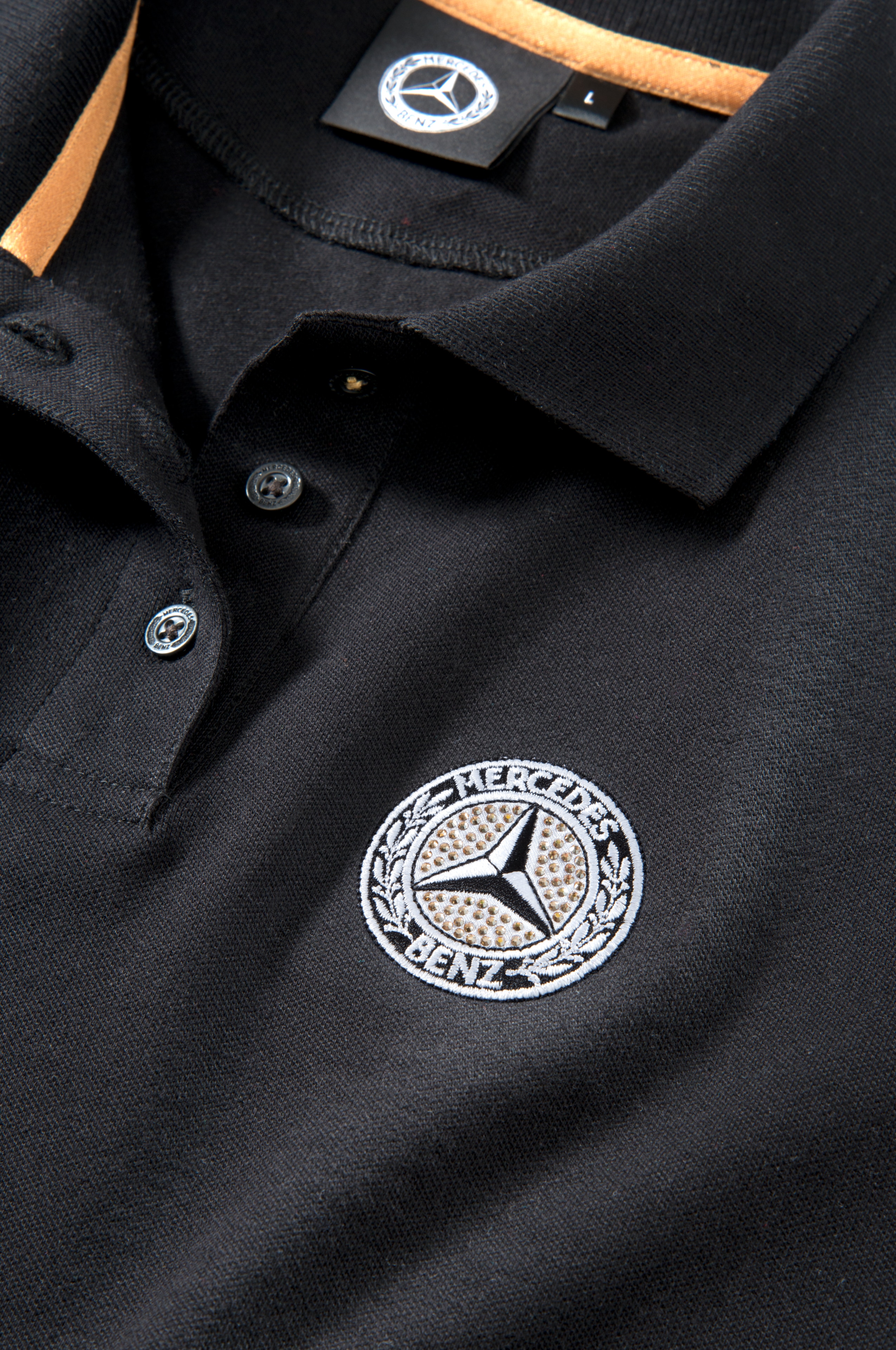 Poloshirt Damen - schwarz, XL