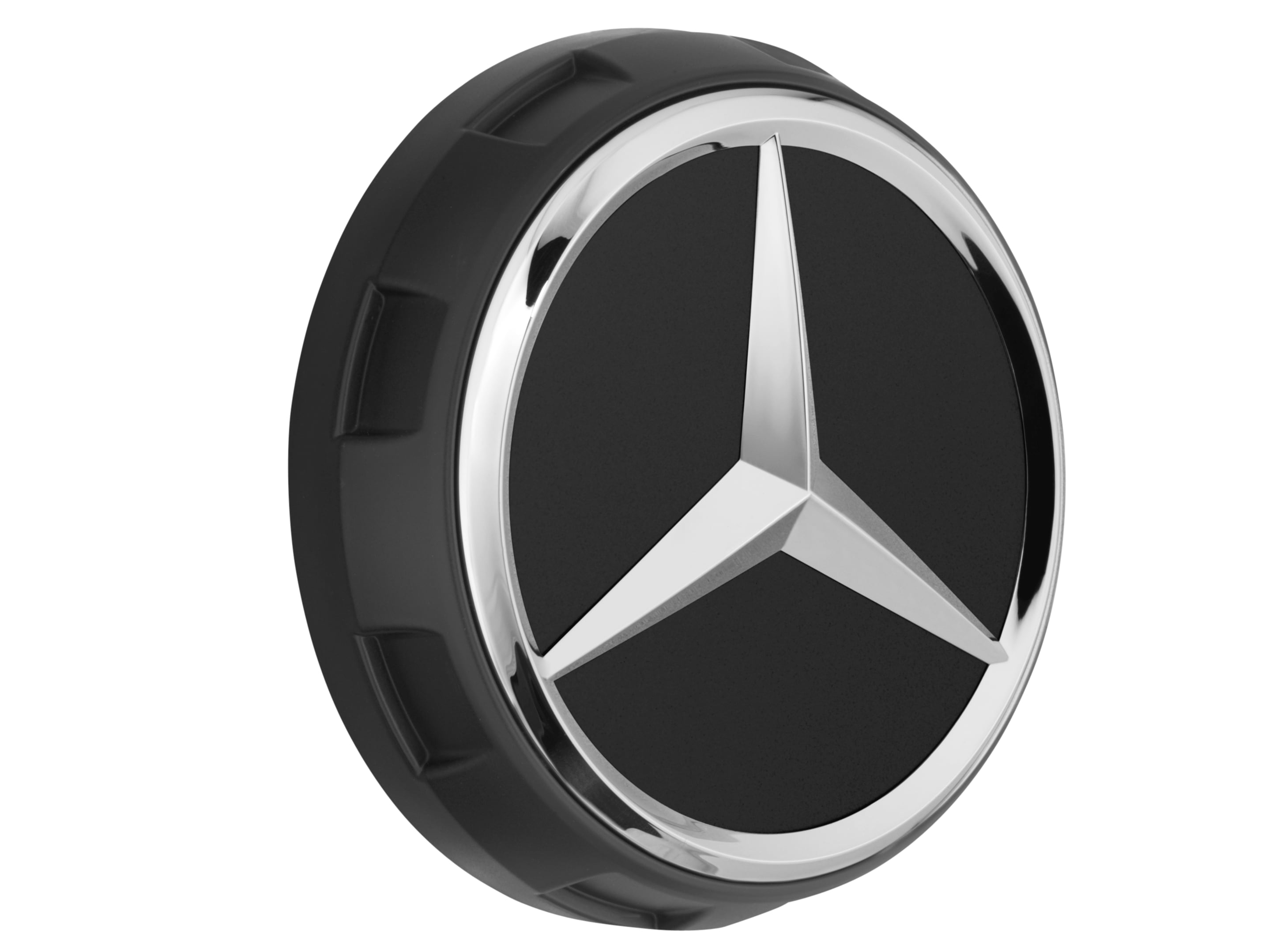 AMG Radnabenabdeckung, im Zentralverschlussdesign, für Zentrierloch-Durchmesser 71,8 mm - schwarz matt AMG Radnabenabdeckung, im Zentralverschlussdesign, für Zentrierloch-Durchmesser 71,8 mm - schwarz matt