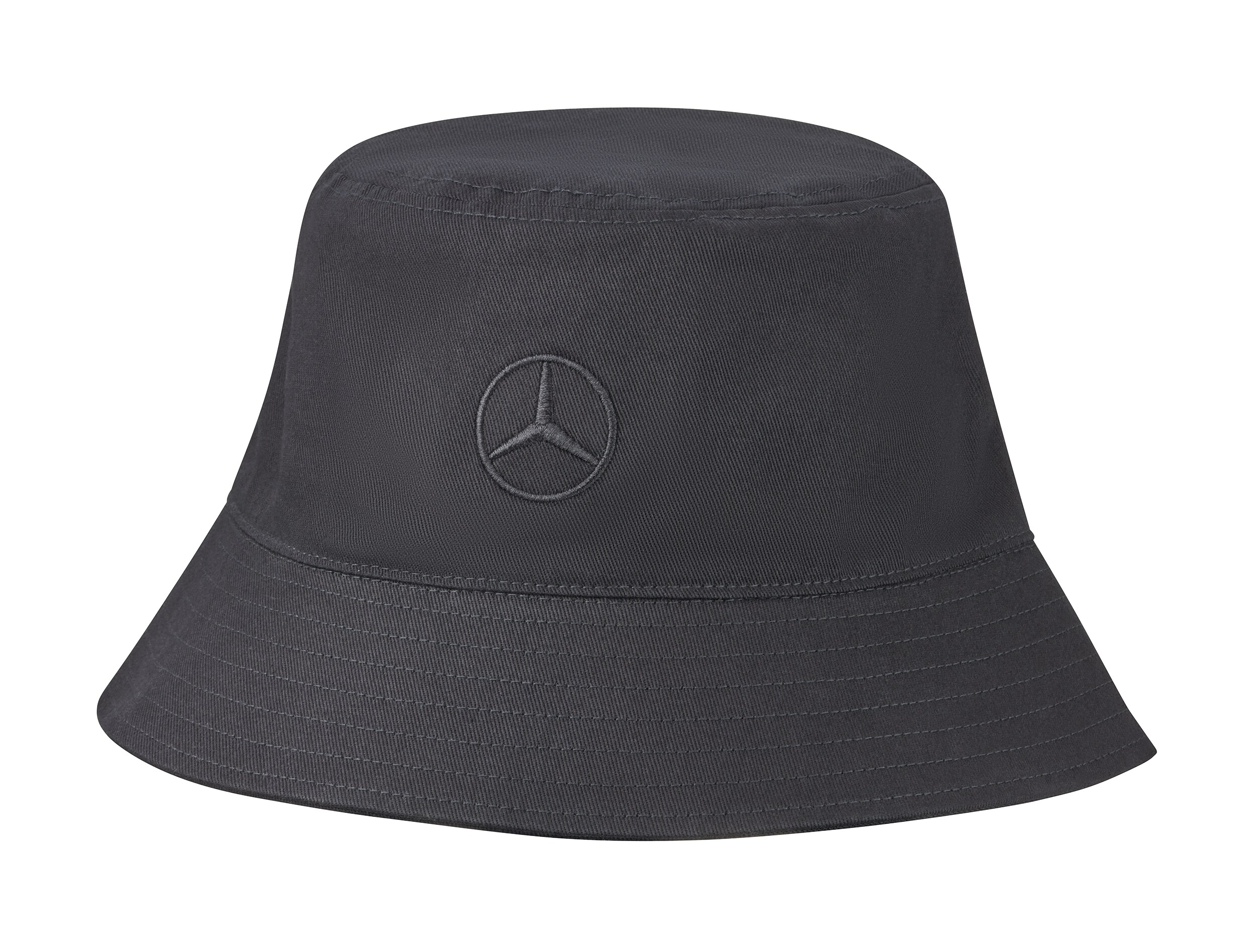 Bucket Hat - schwarz, Baumwolle (Bio)