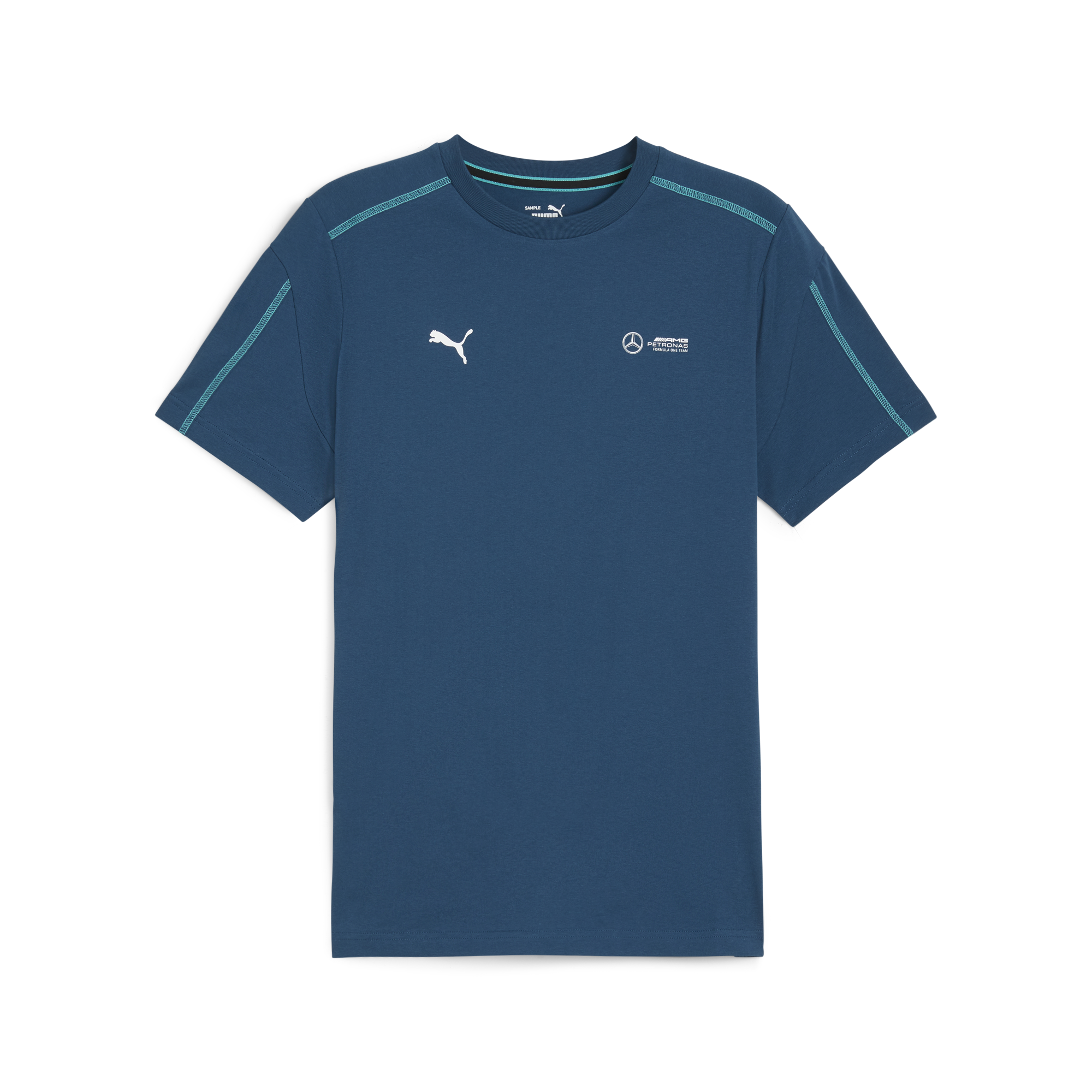 T-Shirt, Unisex, Mercedes-AMG F1 - blau, S T-Shirt, Unisex, Mercedes-AMG F1 - blau, S