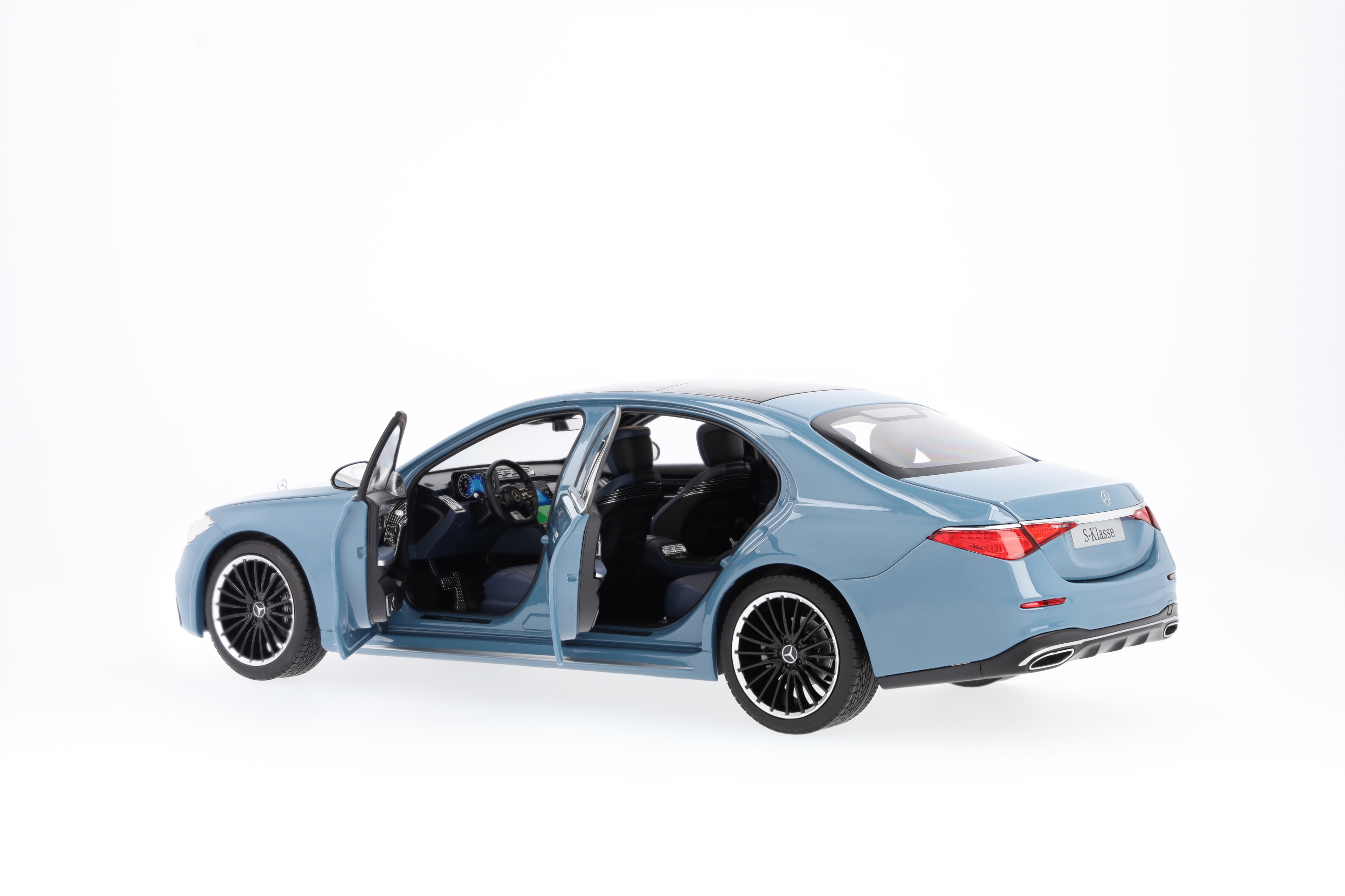 S-Klasse, Limousine Langversion, V223 - MANUFAKTUR vintageblau uni, Norev, 1:18 S-Klasse, Limousine Langversion, V223 - MANUFAKTUR vintageblau uni, Norev, 1:18
