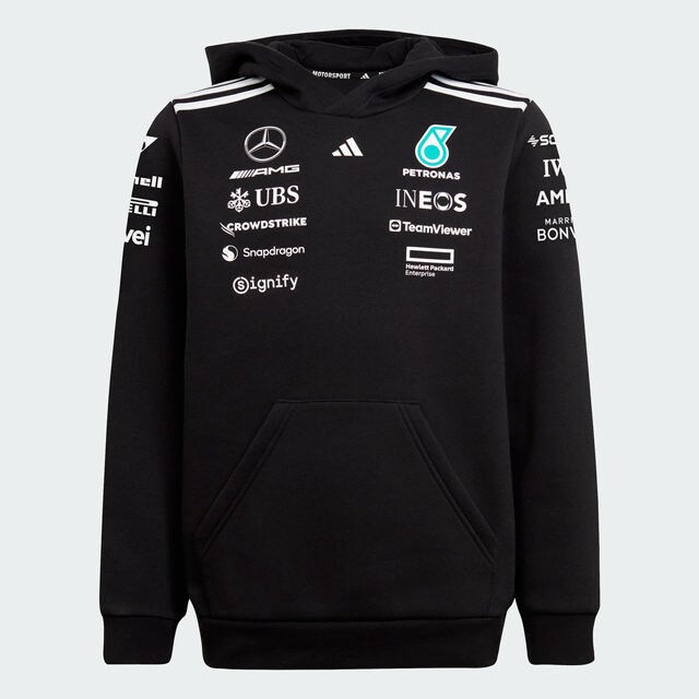 Hoody Kinder, Team, Mercedes-AMG F1 - schwarz, 128