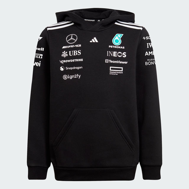 Hoody Kinder, Team, Mercedes-AMG F1 - schwarz, 128 Hoody Kinder, Team, Mercedes-AMG F1 - schwarz, 128