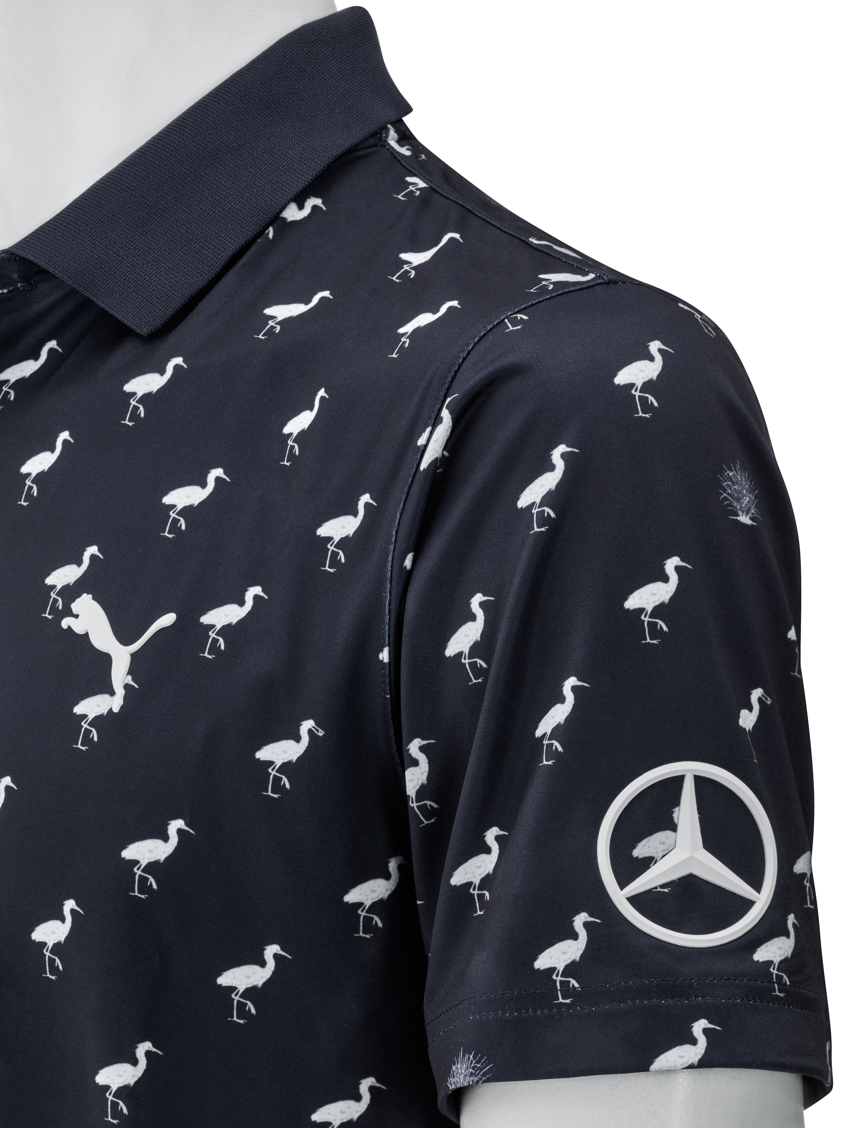 Golf-Poloshirt Herren - navy, XL