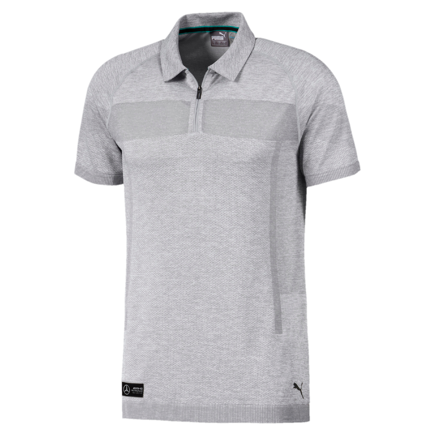 Poloshirt Herren - silbergrau, XXL