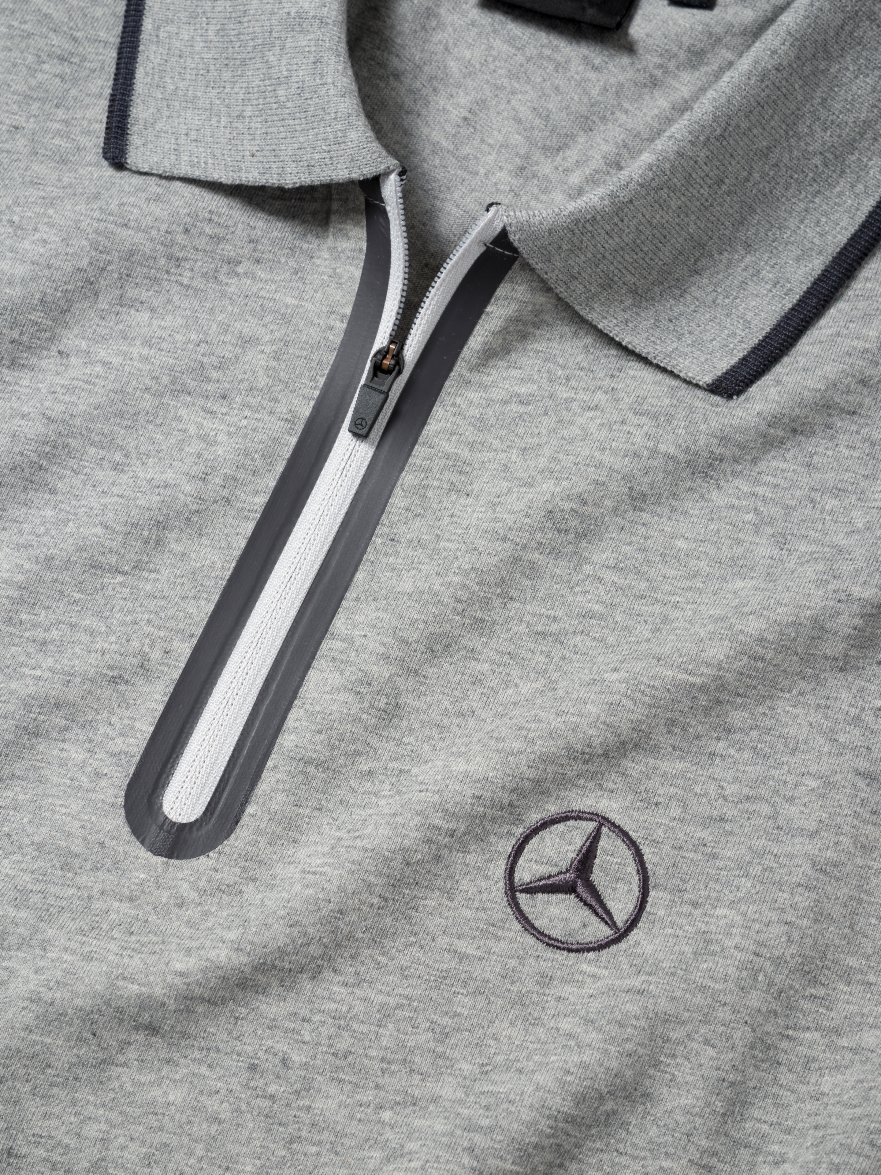 Poloshirt Herren - grau, L