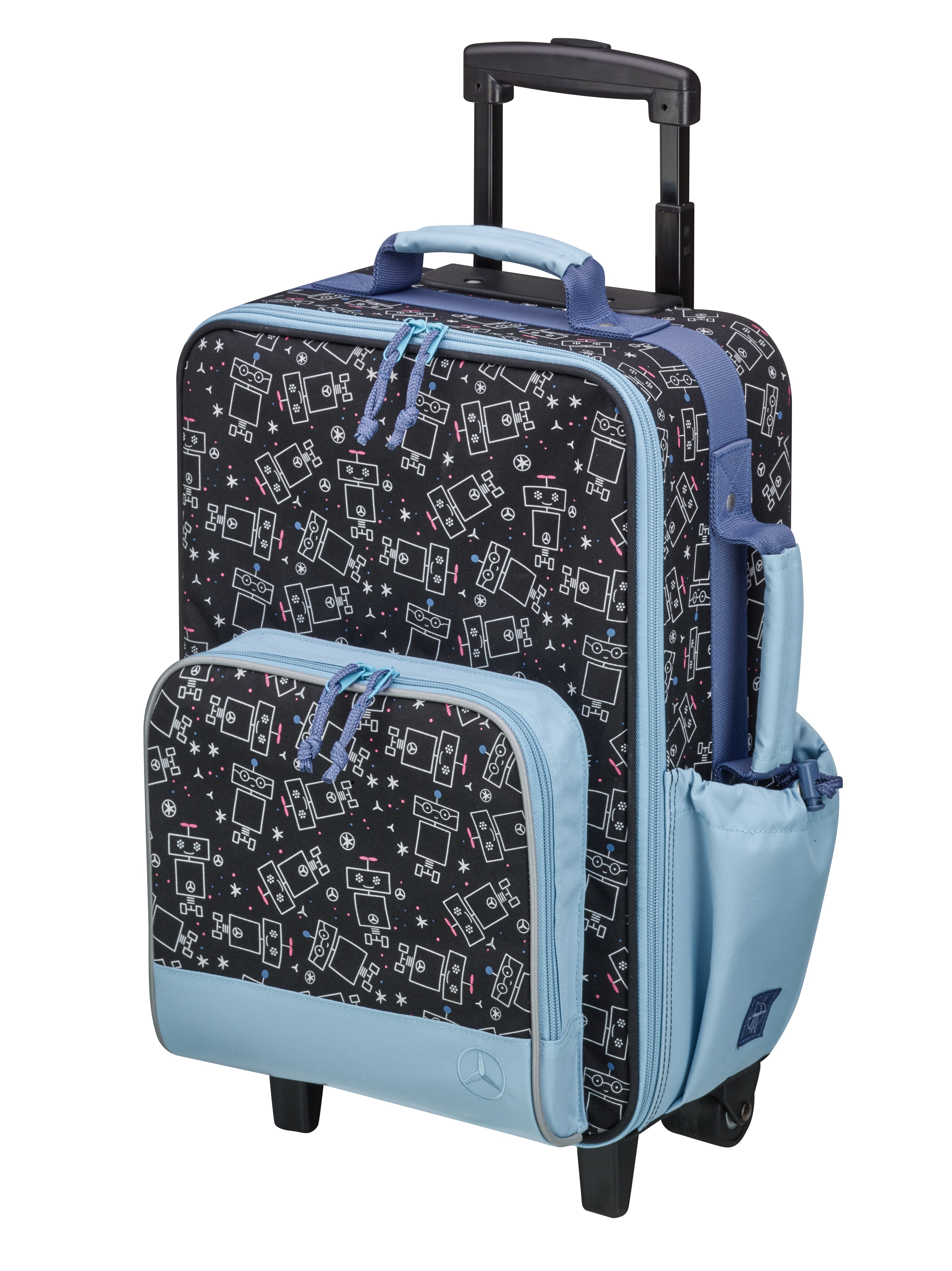Trolley Jungen - schwarz / blau, Polyester