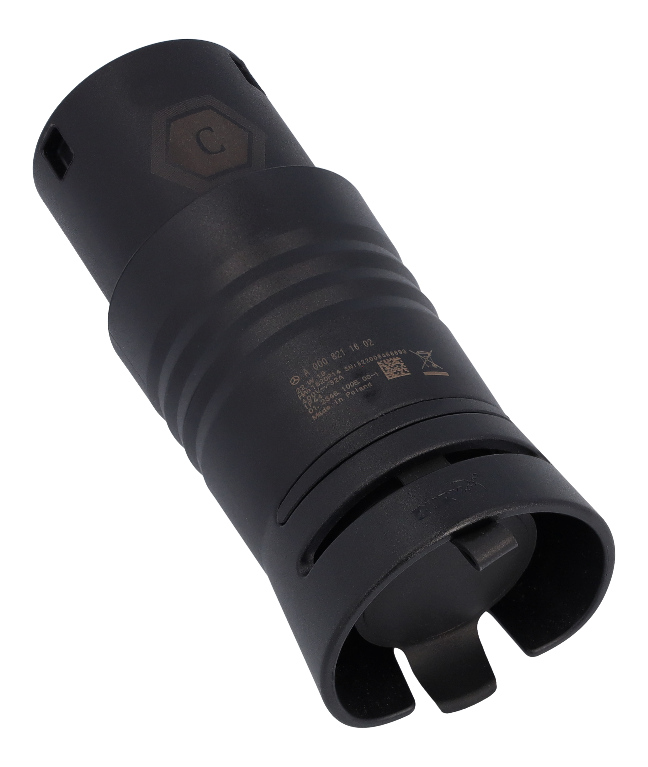 Flexibles Ladesystem Pro, Adapter, Typ 2 - Kunststoff, schwarz, LL/RL