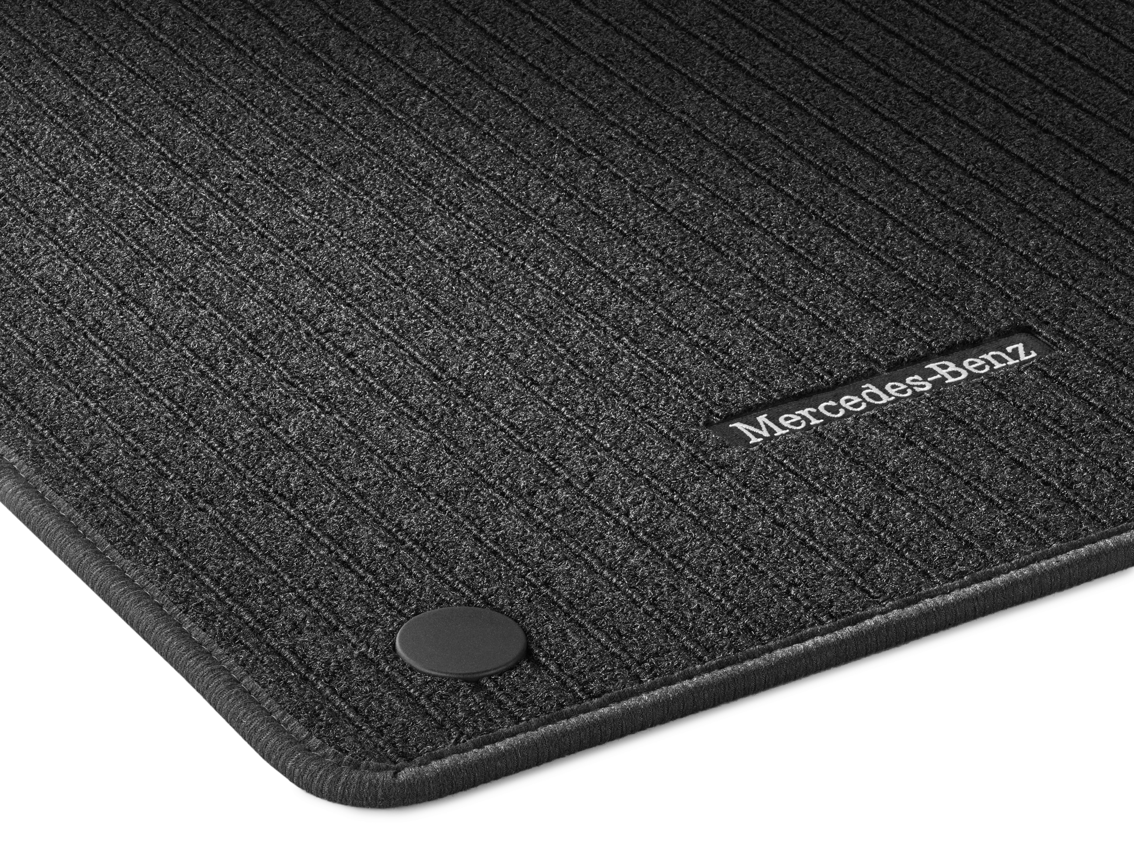 Ripsmatten, CLASSIC, Fahrer-/Beifahrermatte, 2-teilig, ohne H00 - LL, schwarz