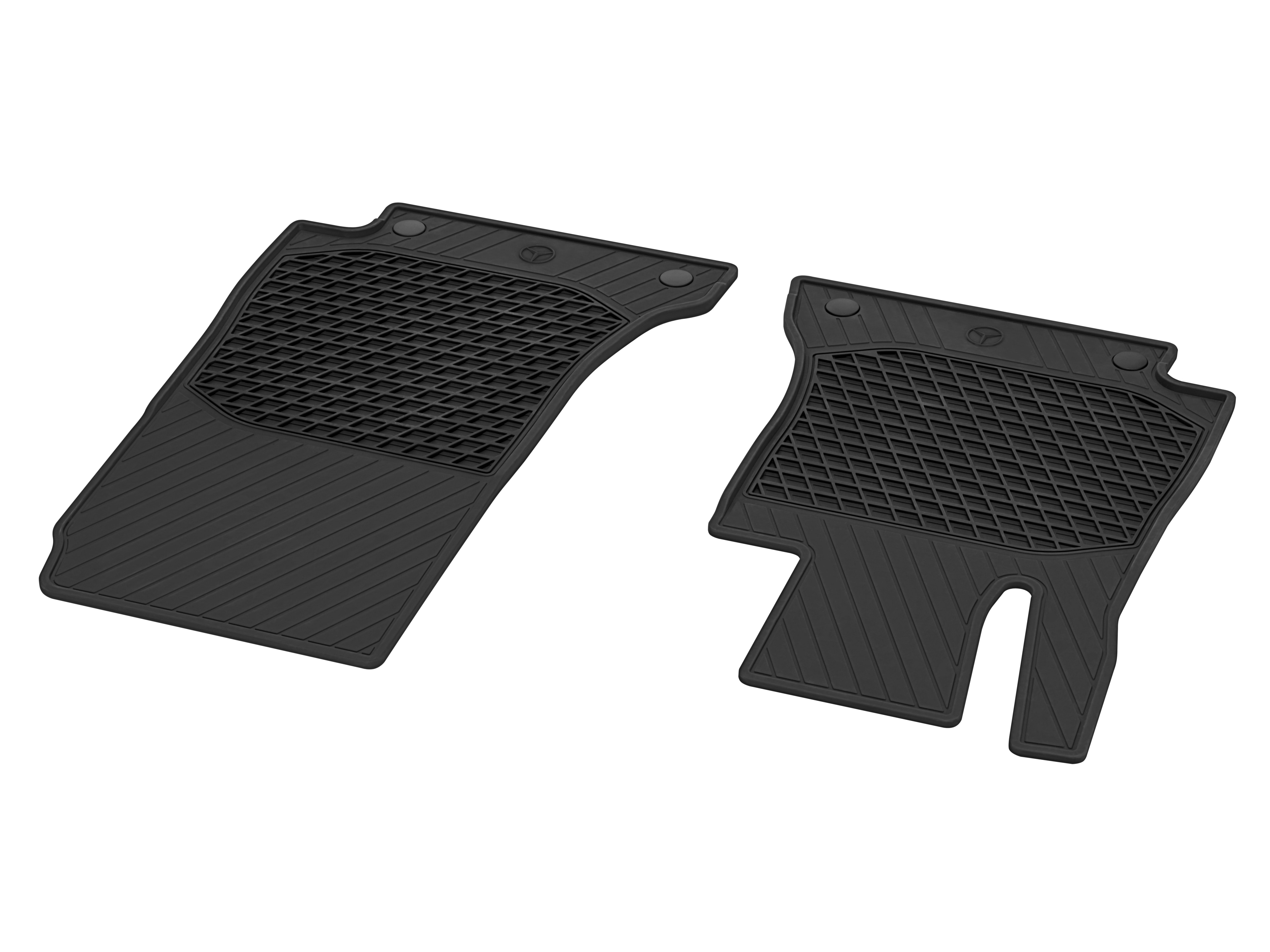 Allwettermatten, CLASSIC, Fahrer-/Beifahrermatte, 2-teilig - LL, schwarz