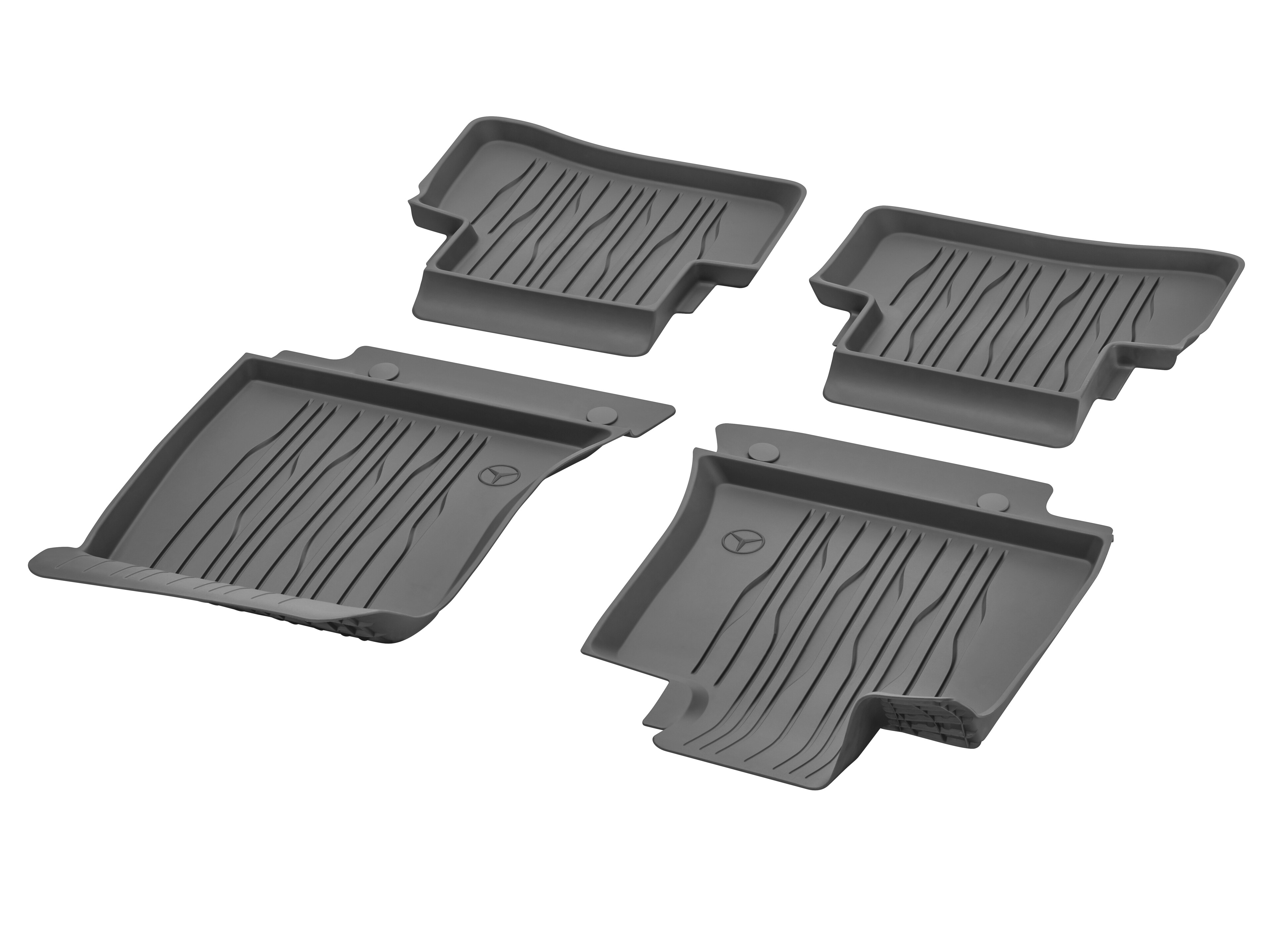 Allwettermatten Dynamic Lines, Fahrer-/Beifahrermatte, 2-teilig - LL, spacegrau Allwettermatten Dynamic Lines, Fahrer-/Beifahrermatte, 2-teilig - LL, spacegrau