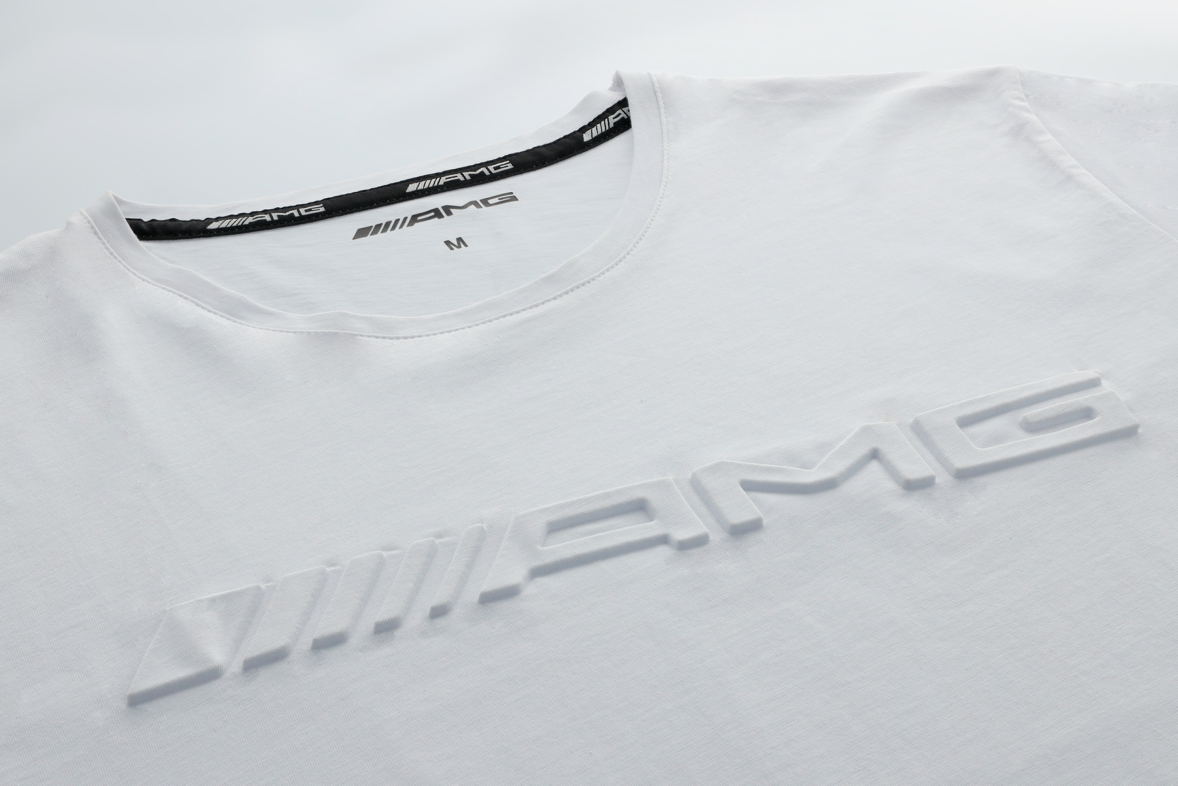 AMG T-Shirt Herren - weiß, XL